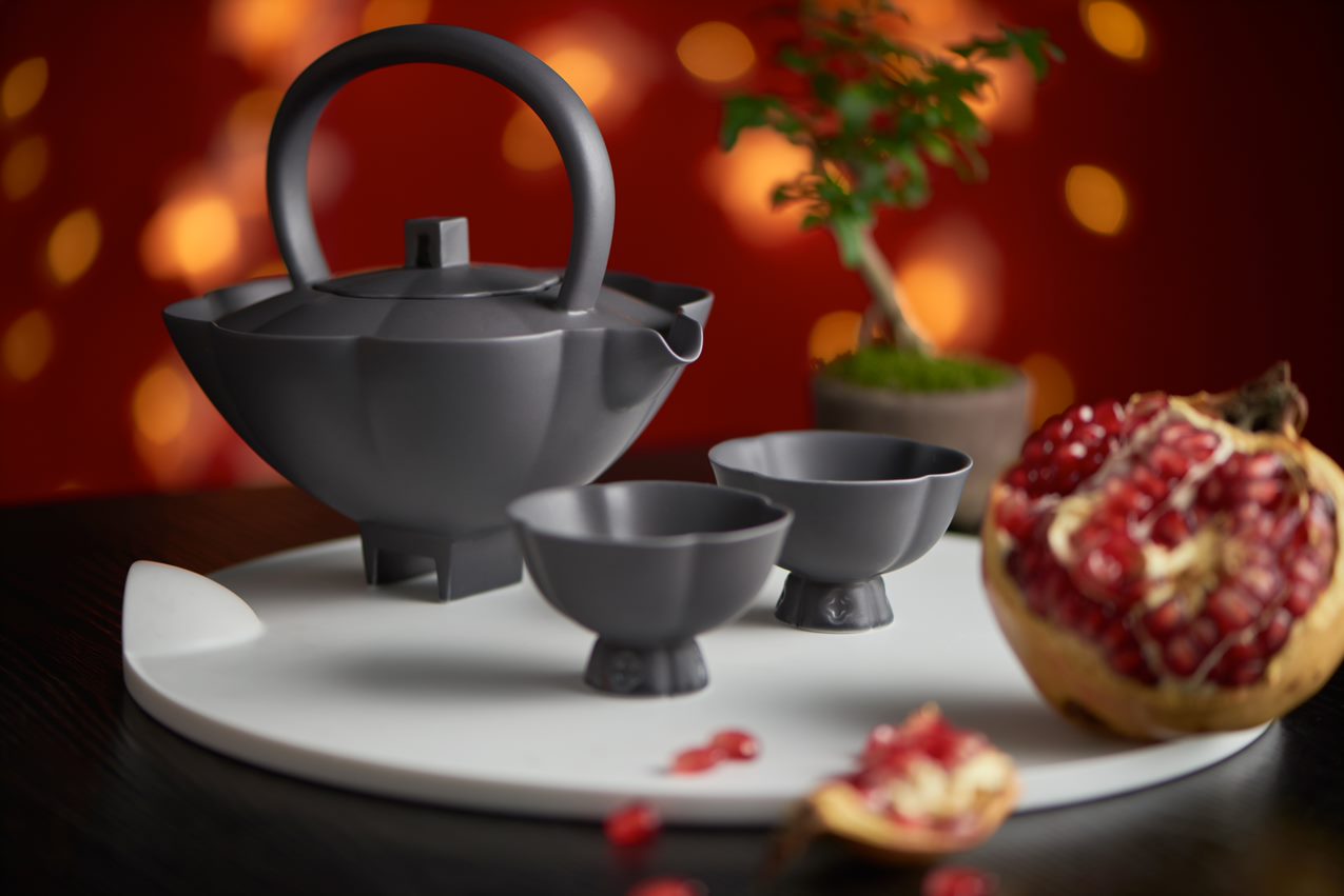 新春佈置,精美瓷器變身藝術裝飾 春嵐茶具組