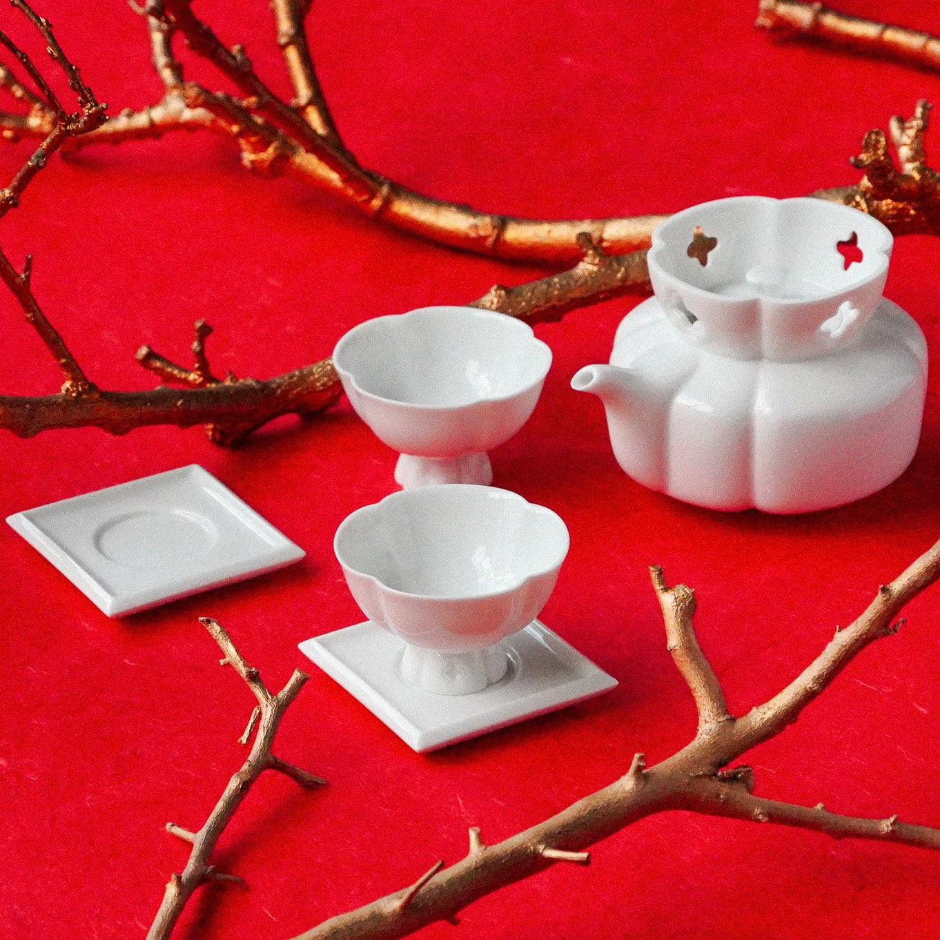 八方新氣 王俠軍 瓷器 禮品 隨圓 茶壺 茶杯組 茶器 咖啡杯 盤子 花形 禮盒 茶具組