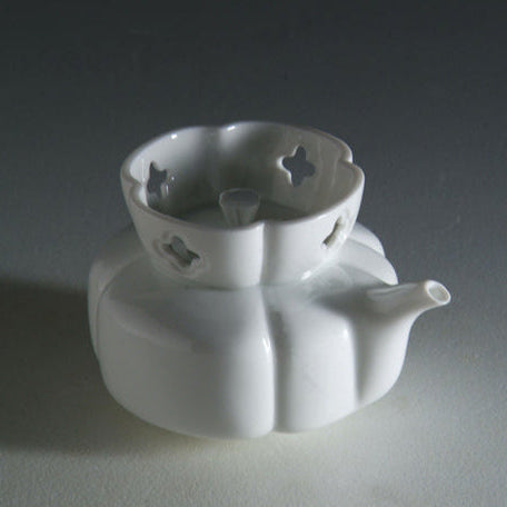 八方新氣 隨圓 咖啡杯 茶杯 茶器 茶具 花朶 瓷器 白瓷