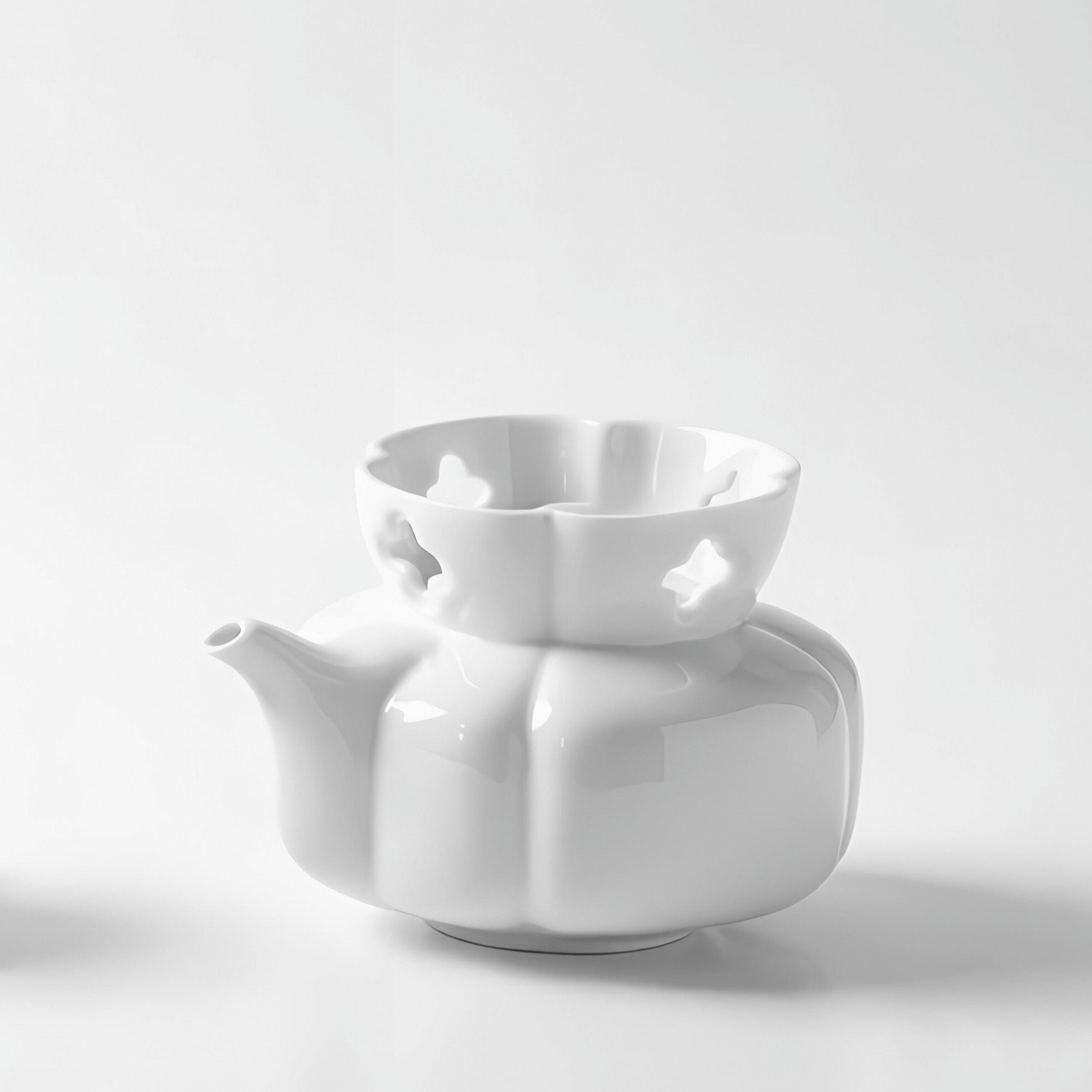 隨圓 八方新氣 茶具 茶器 白瓷 禮物 禮盒 居家生活 造形壺