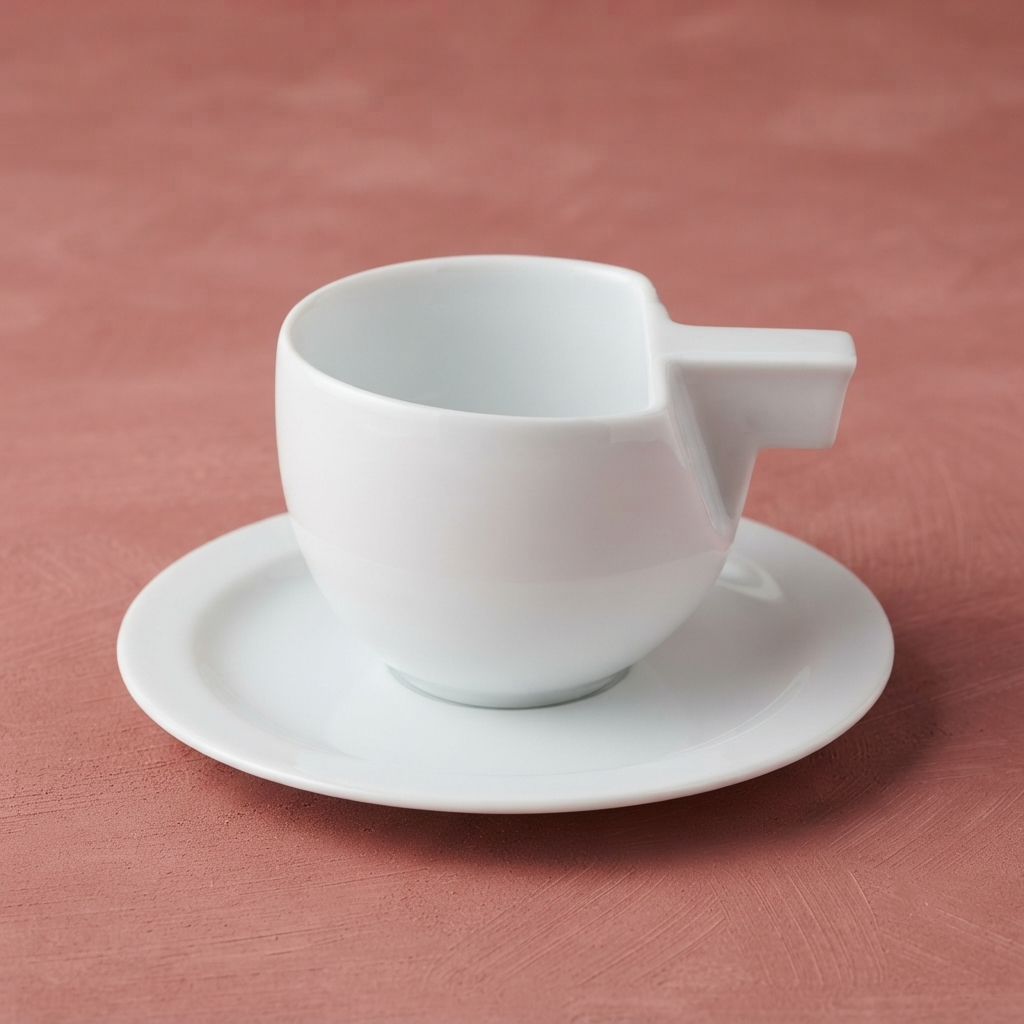 白瓷品飲杯與杯盤組|適合茶飲與咖啡的日常器物