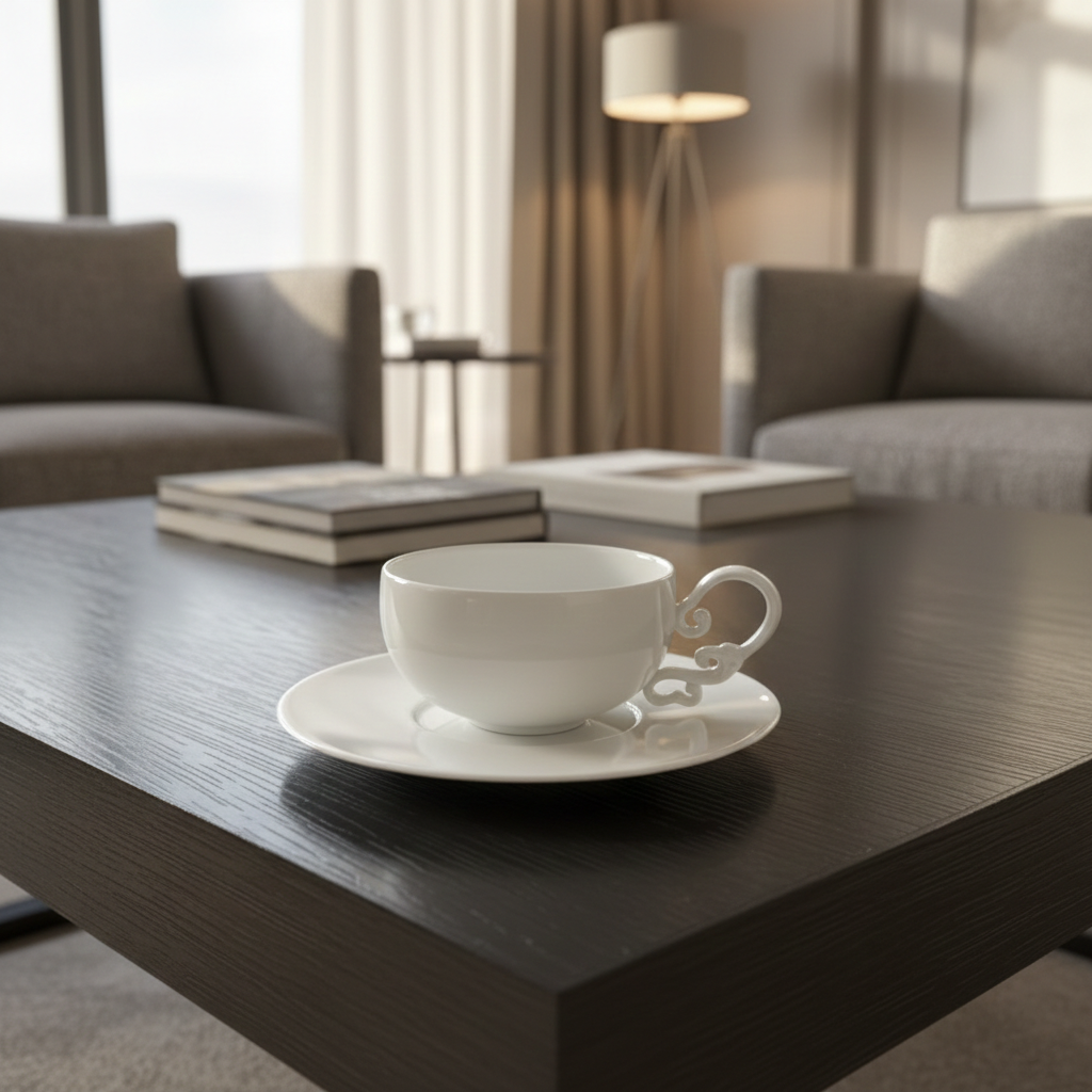 八方新氣 悠揚 杯盤組 白瓷 茶具 茶器 咖啡杯 家居生活 餐具 雲彩 音符