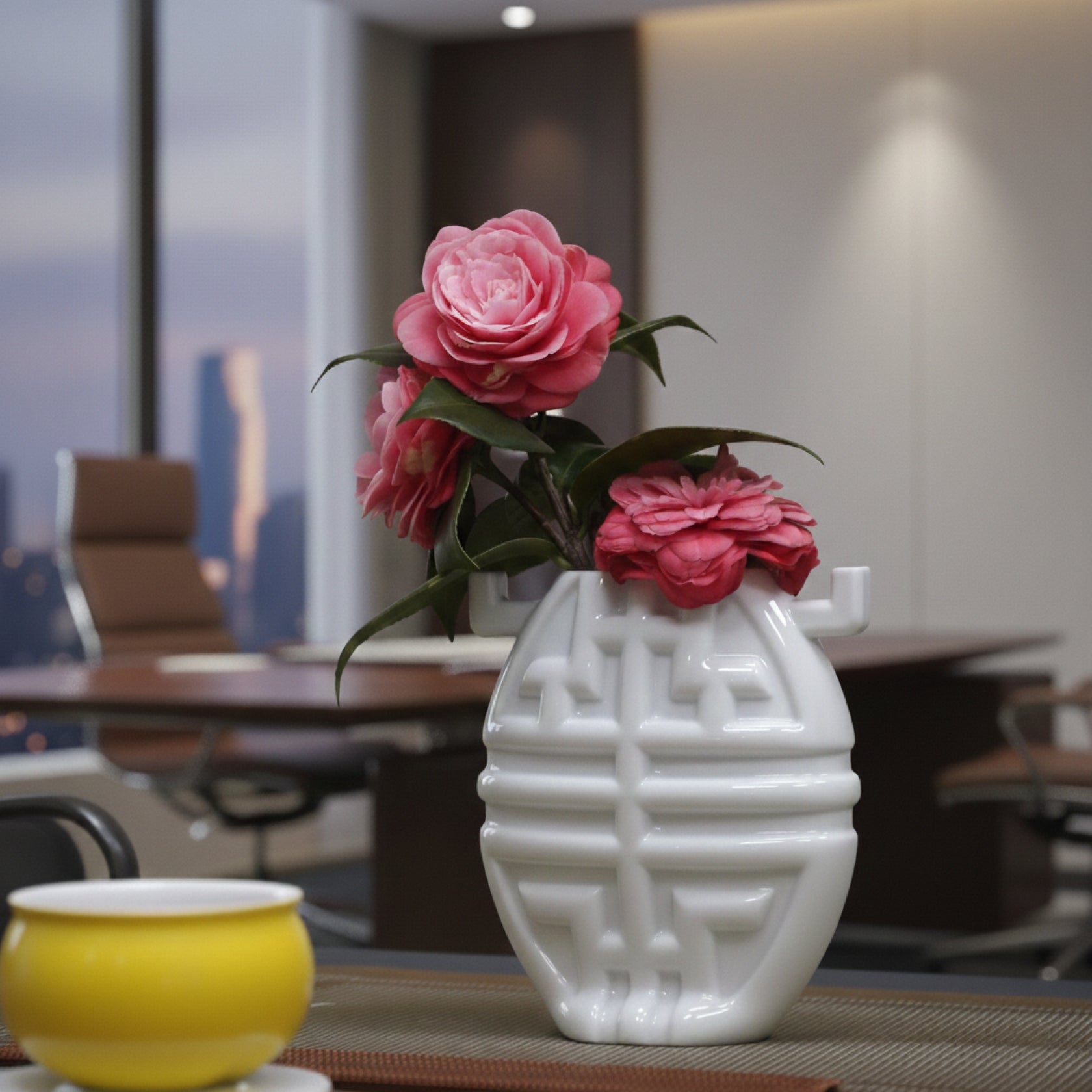 享壽 小瓶 白瓷 家飾品 居家生活 八方新氣 花瓶 藝術造形