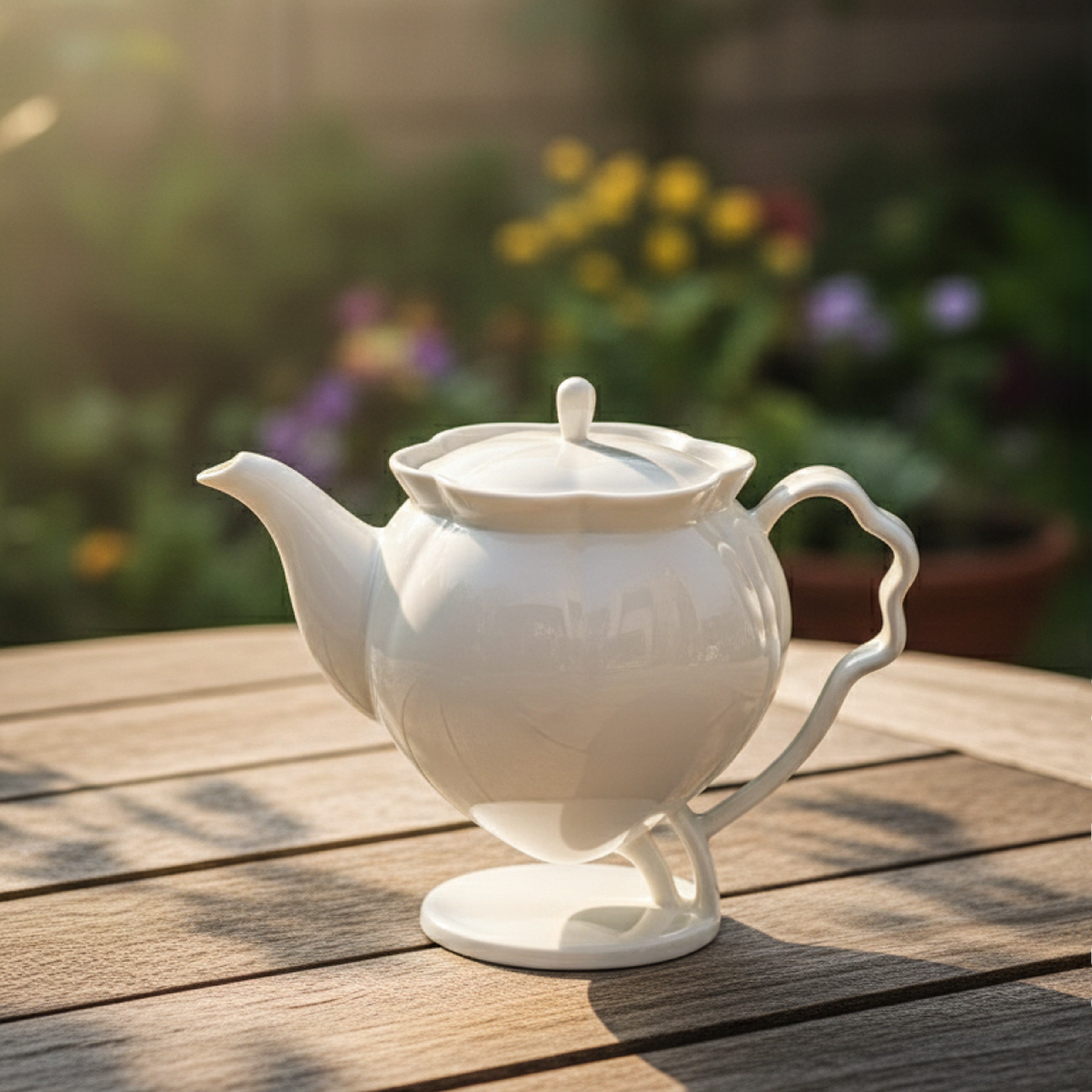 八方新氣 花神 對杯組 藝術瓷器 咖啡杯 居家生活 白瓷 壺