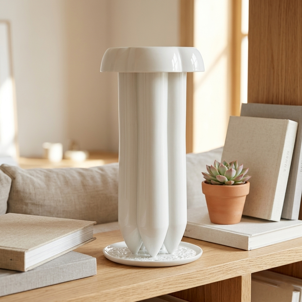 燦爛 八方新氣 花器 白瓷花瓶 王俠軍 蝴蝶雲紋 福 梅花 限量