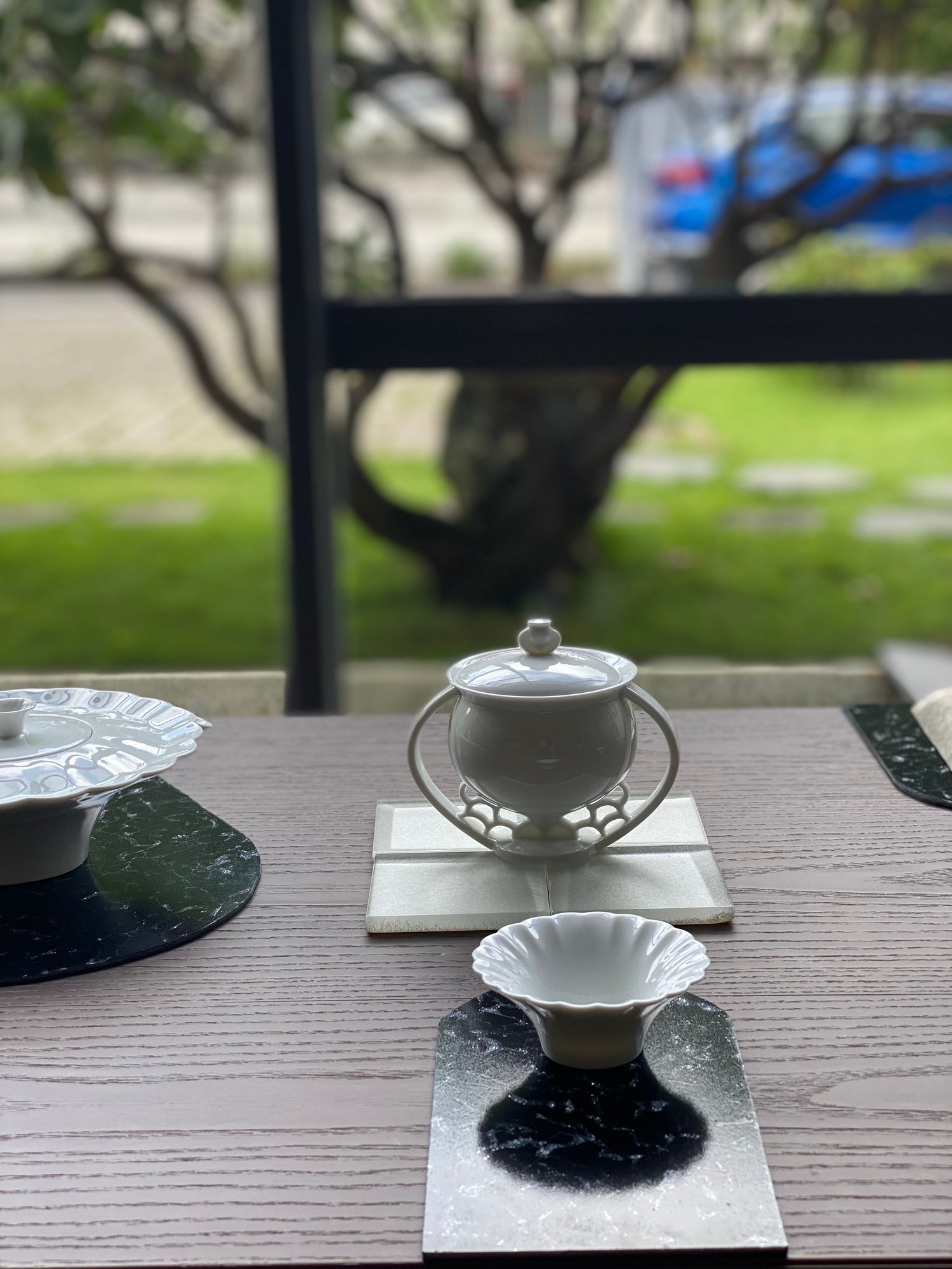 八方新氣頂級瓷器 北投關渡白瓷藝術園區新氣園 茶席體驗區