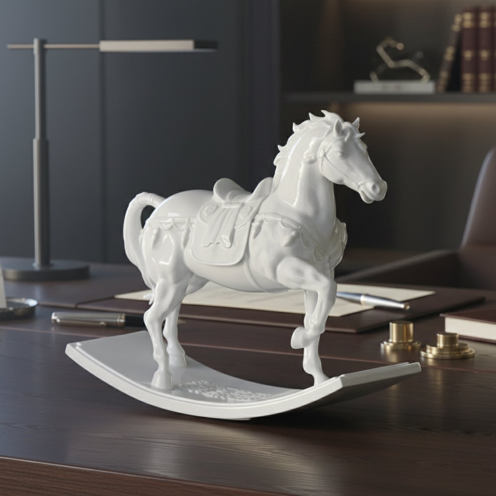 馬上光彩 八方新氣 家居生活 藝術收藏 白瓷 馬年生肖 家飾佈置 過年