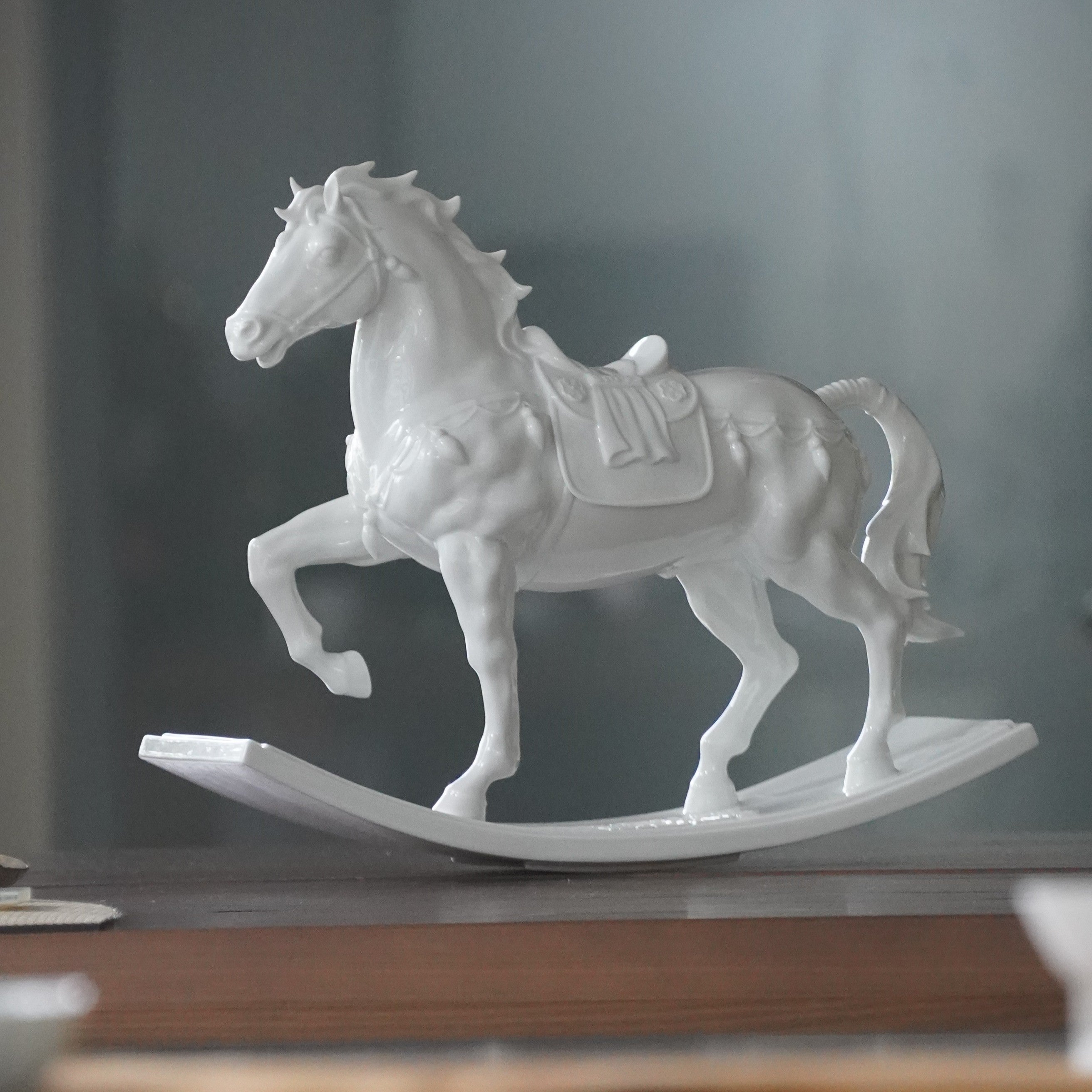 馬上光彩 八方新氣 家居生活 藝術收藏 白瓷 馬年生肖 家飾佈置 過年