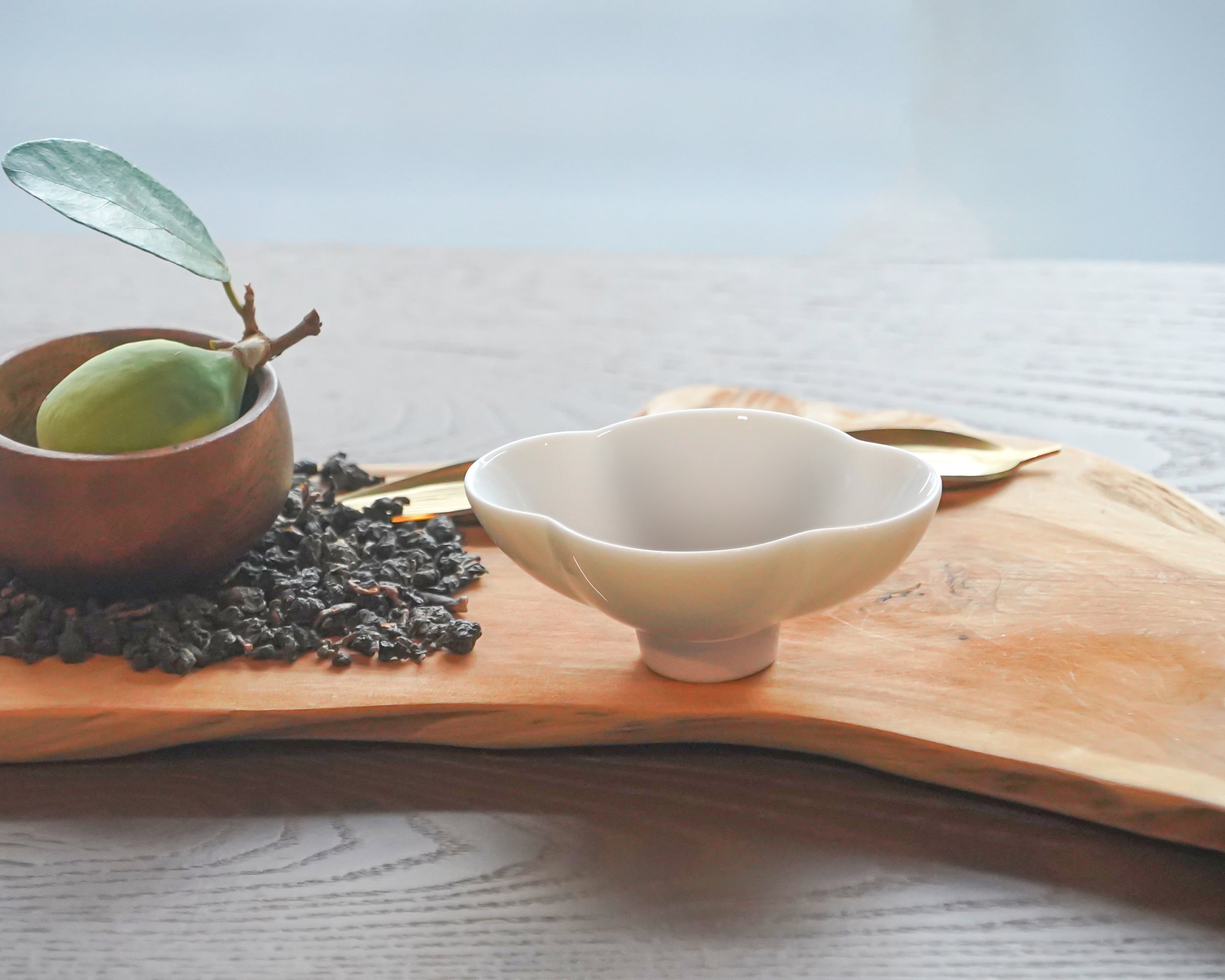 云享壶杯组|中秋茶具礼盒|祥云造型壶与云型杯|八方新气艺术瓷器