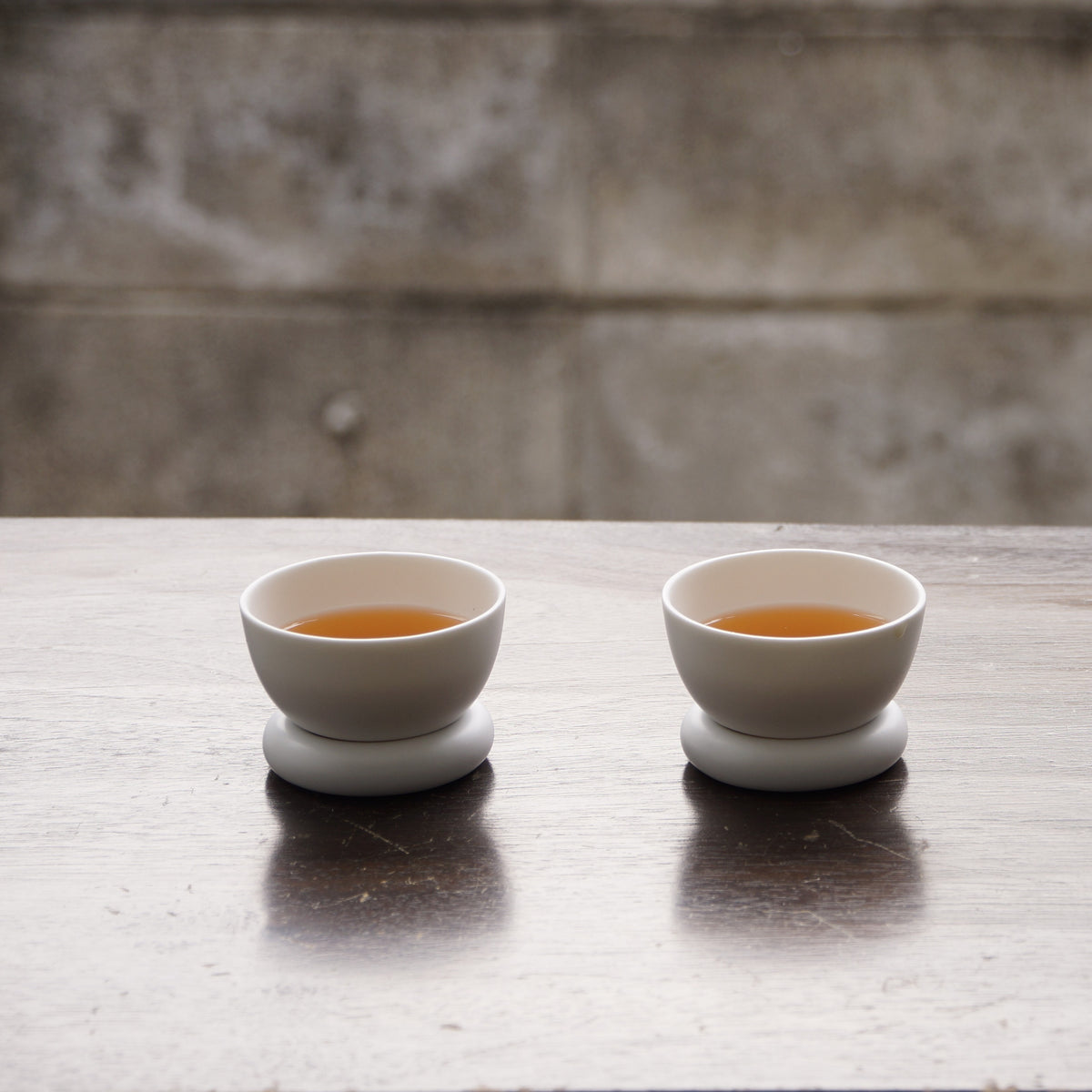 日出望月白霧茶杯組|霧面白瓷現代東方茶器