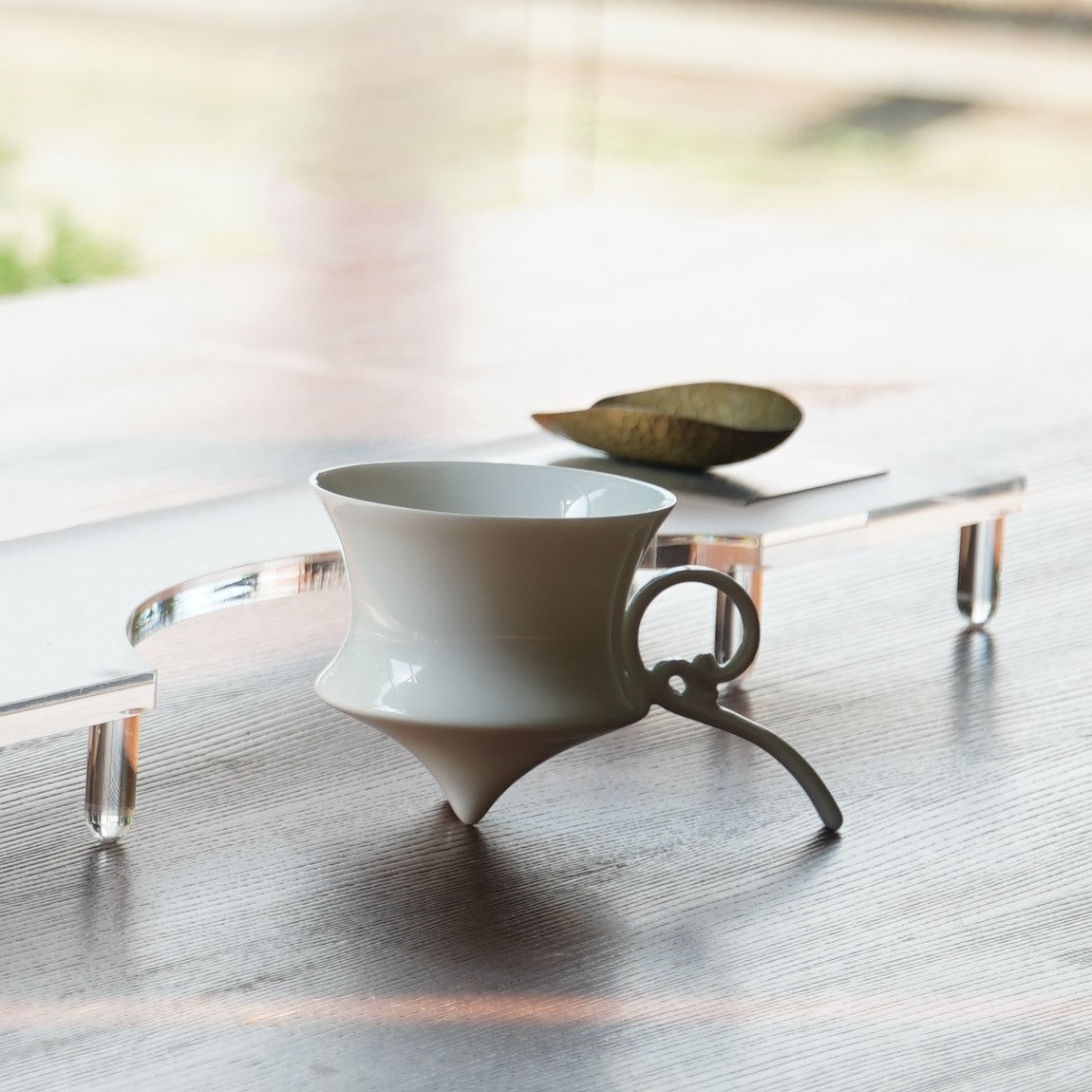 風影咖啡杯 居家生活 白瓷 藝術造形杯 八方新氣