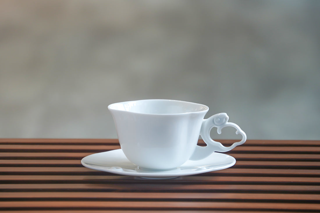 八方新氣 瓷器茶具與海共舞杯盤組 茶杯咖啡杯皆可適用 喬遷企業送禮