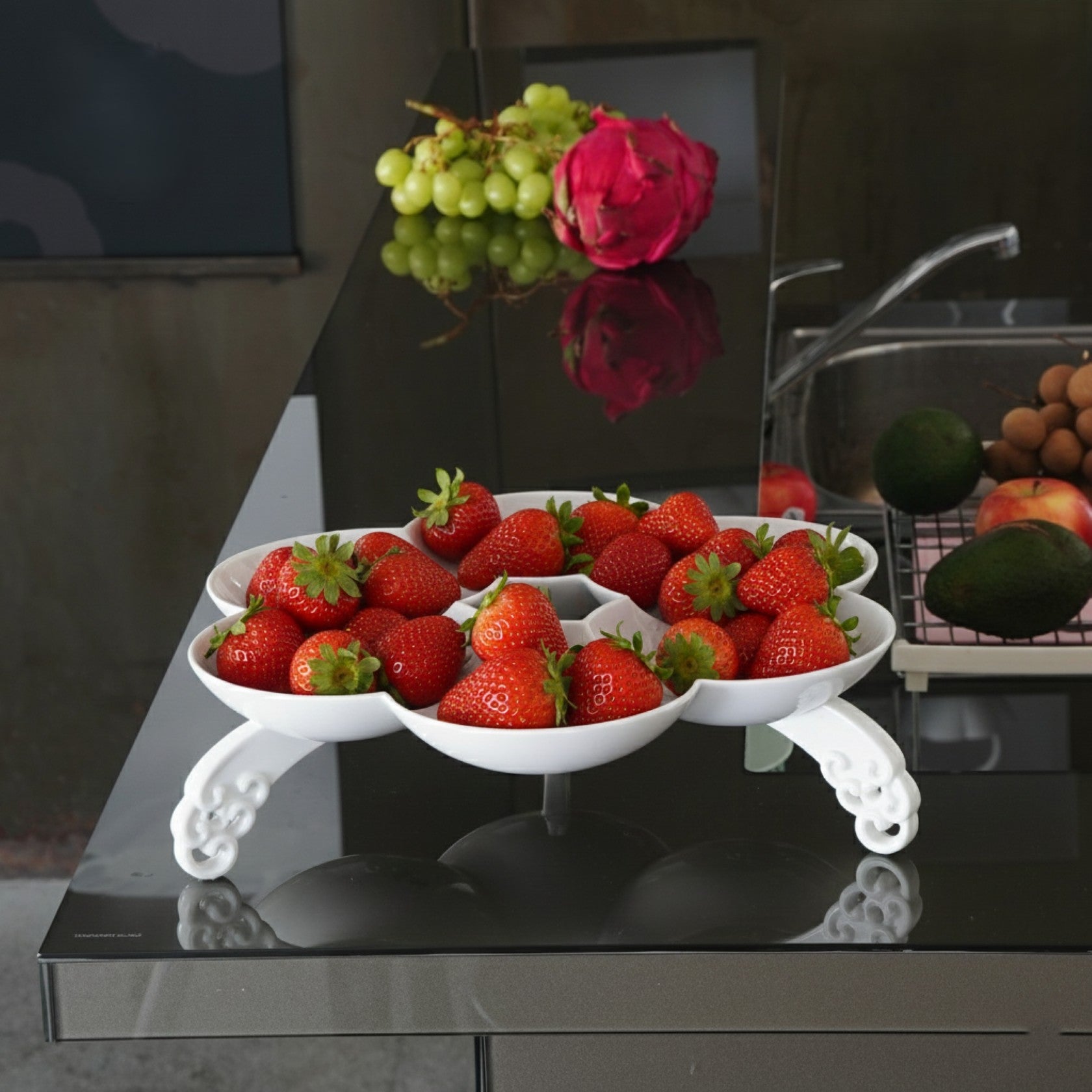 八方新氣 行雲流水 水果盤 糖果盤 雲朶 花 禮物 家居生活 居家餐廚