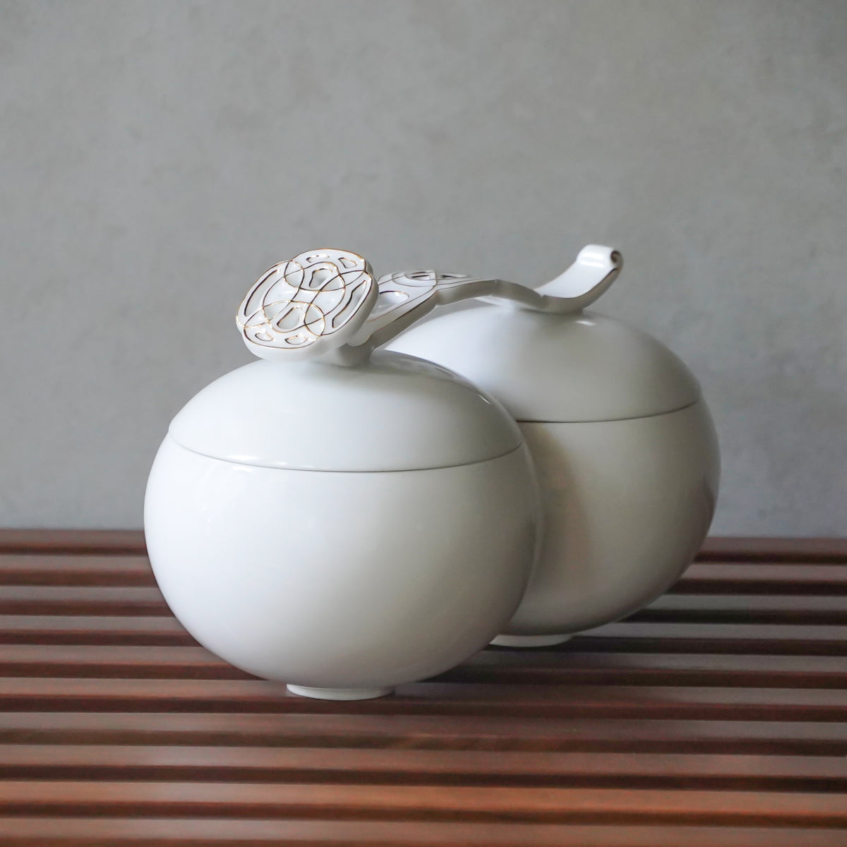 八方新氣《圓滿》精品瓷器禮盒,圓球設計體現東方極簡美學