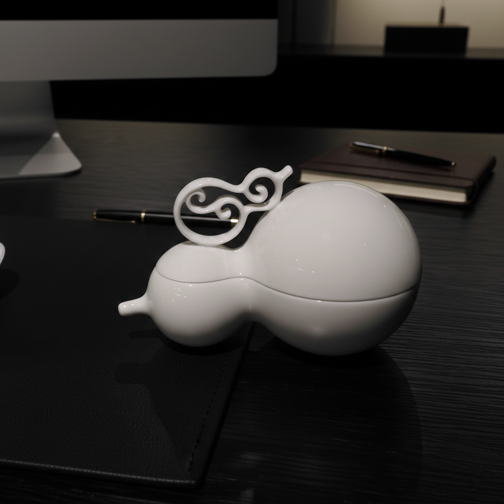 相依 白瓷盒 葫蘆 首飾收納 空間擺飾 居家生活 八方新氣