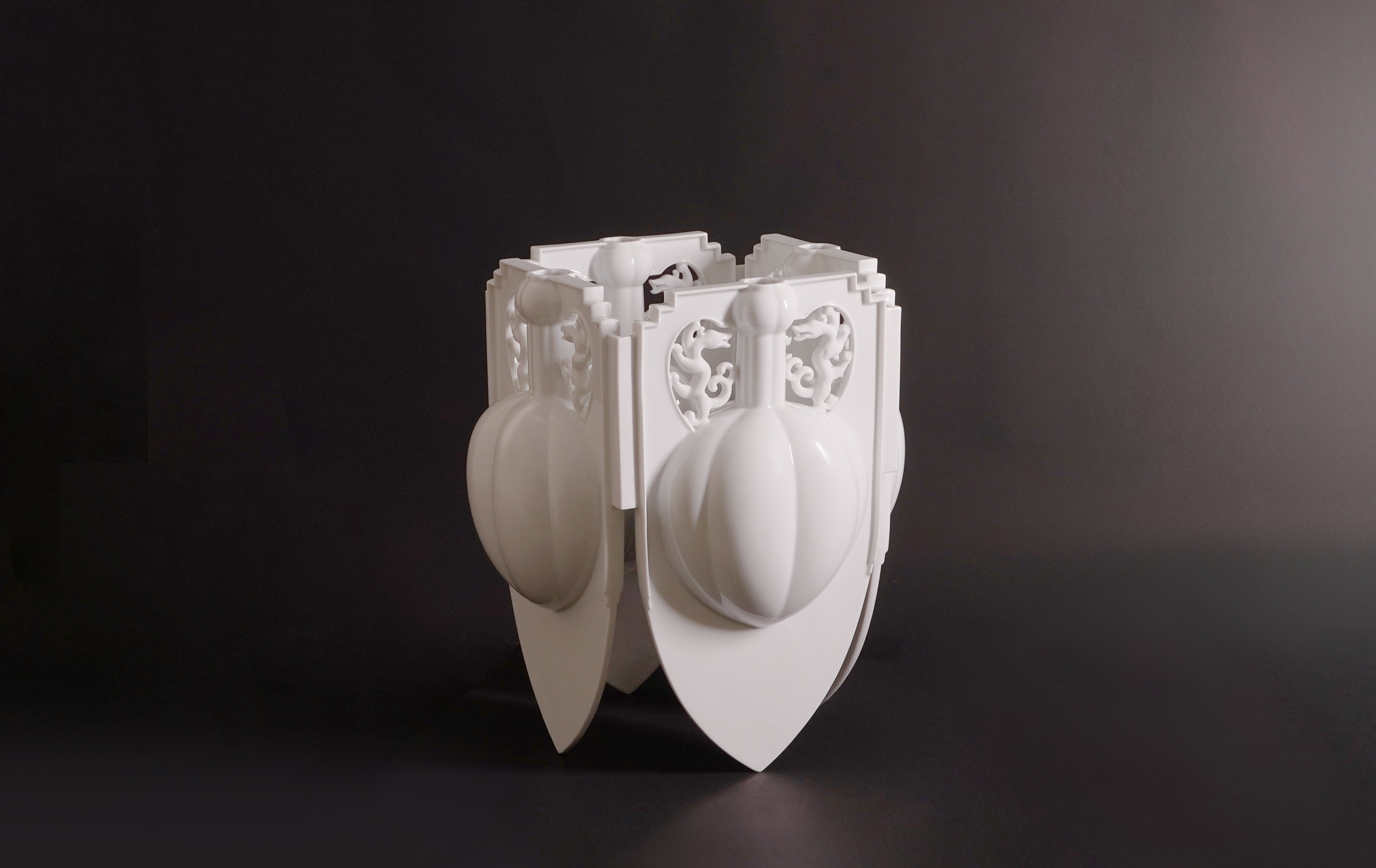 八方新氣 藝術瓷器 王俠軍 挑戰高難度工藝 讓瓷器站起來 頂立 泰平連城