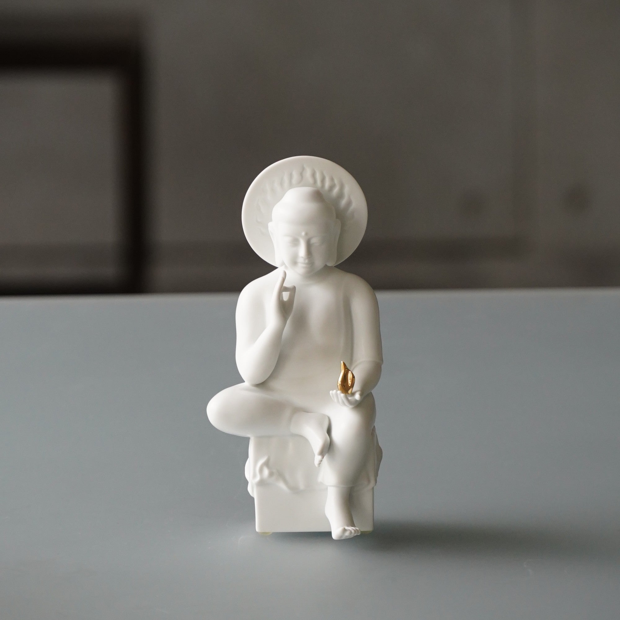 八方新氣 光明智慧 瓷器 佛像 擺飾 瓷偶 白瓷