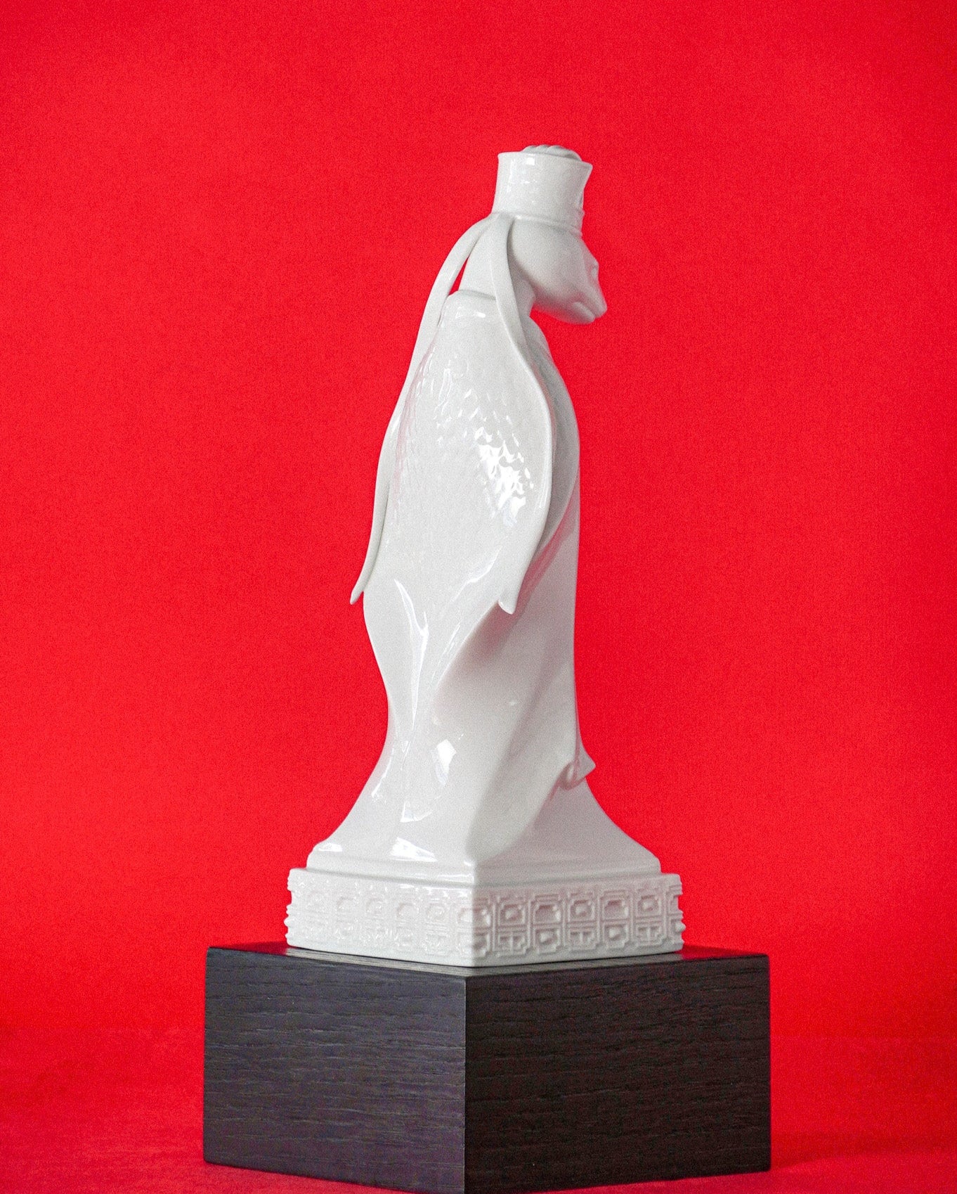 八方新氣 蛇 昂然 瓷偶 瓷器 擺飾 白瓷 禮物 印璽 印章