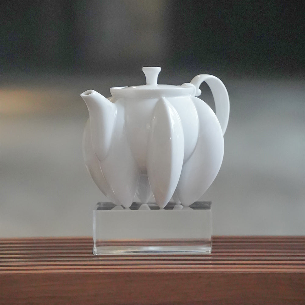 八方新氣 荷花 王俠軍 茶具組 茶器 咖啡杯 杯子款式 造形杯 白瓷藝術