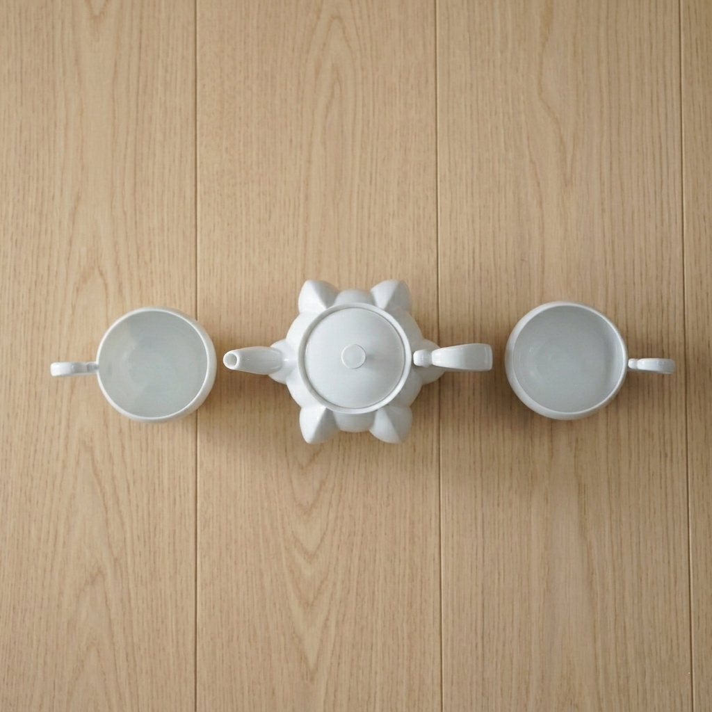 荷花 造形壺 杯 茶具 咖啡杯 八方新氣