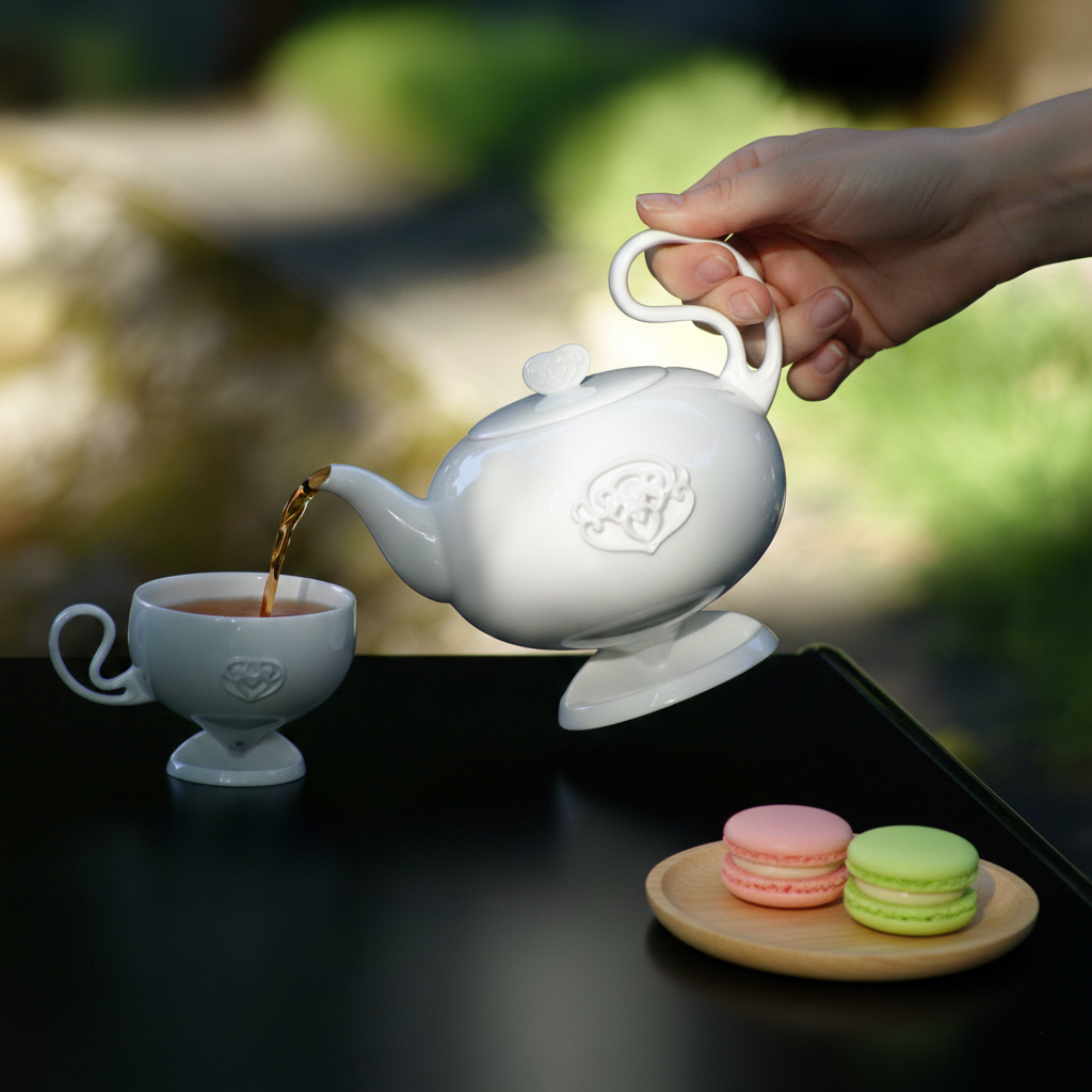 春暖花開Spring Bloom｜春意設計茶具・四季豐登系列｜NewChi Porcelain