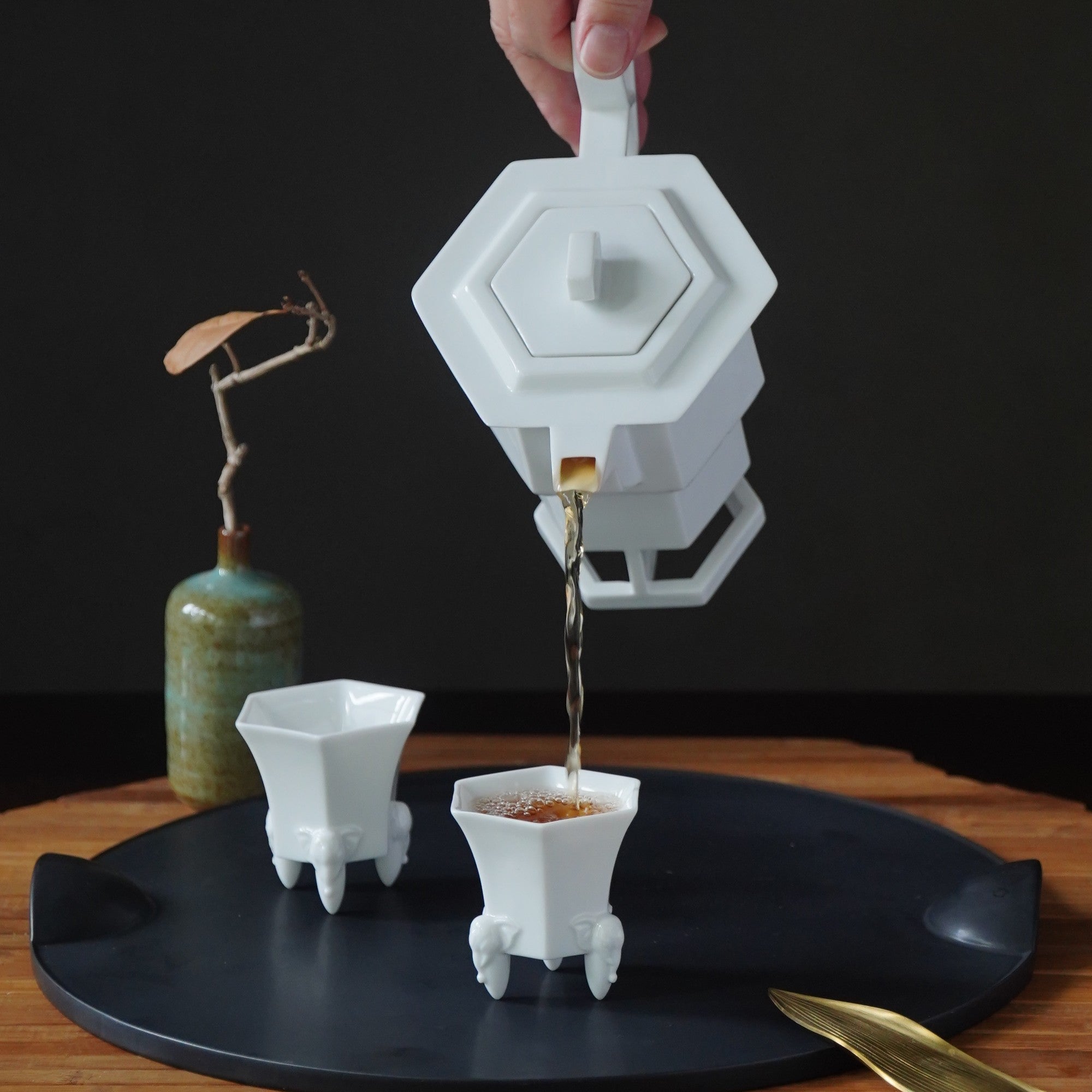 冬昇長春茶器使用情境照|年末靜心茶席推薦