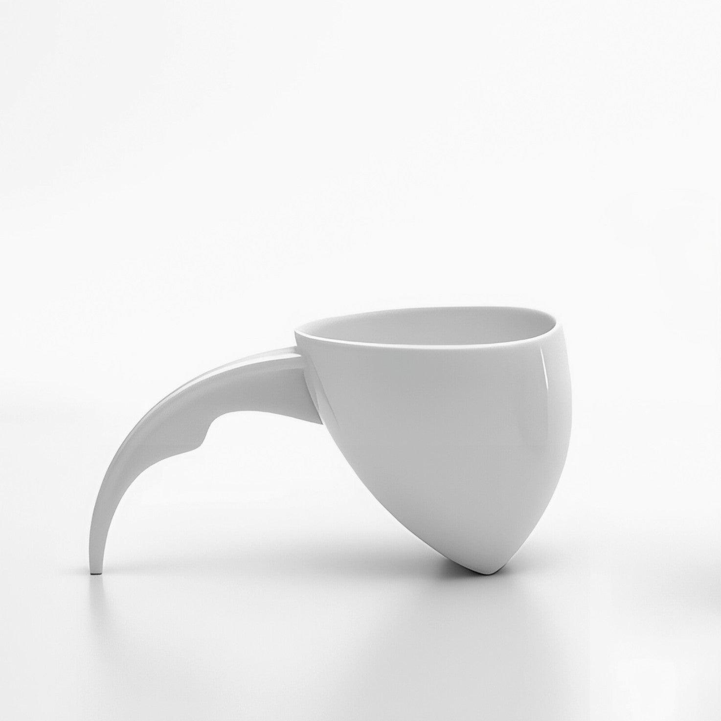 八方新氣王俠軍設計瓷器 白瓷咖啡杯 以台灣藍鵲為靈感 夏越眺香 居家生活