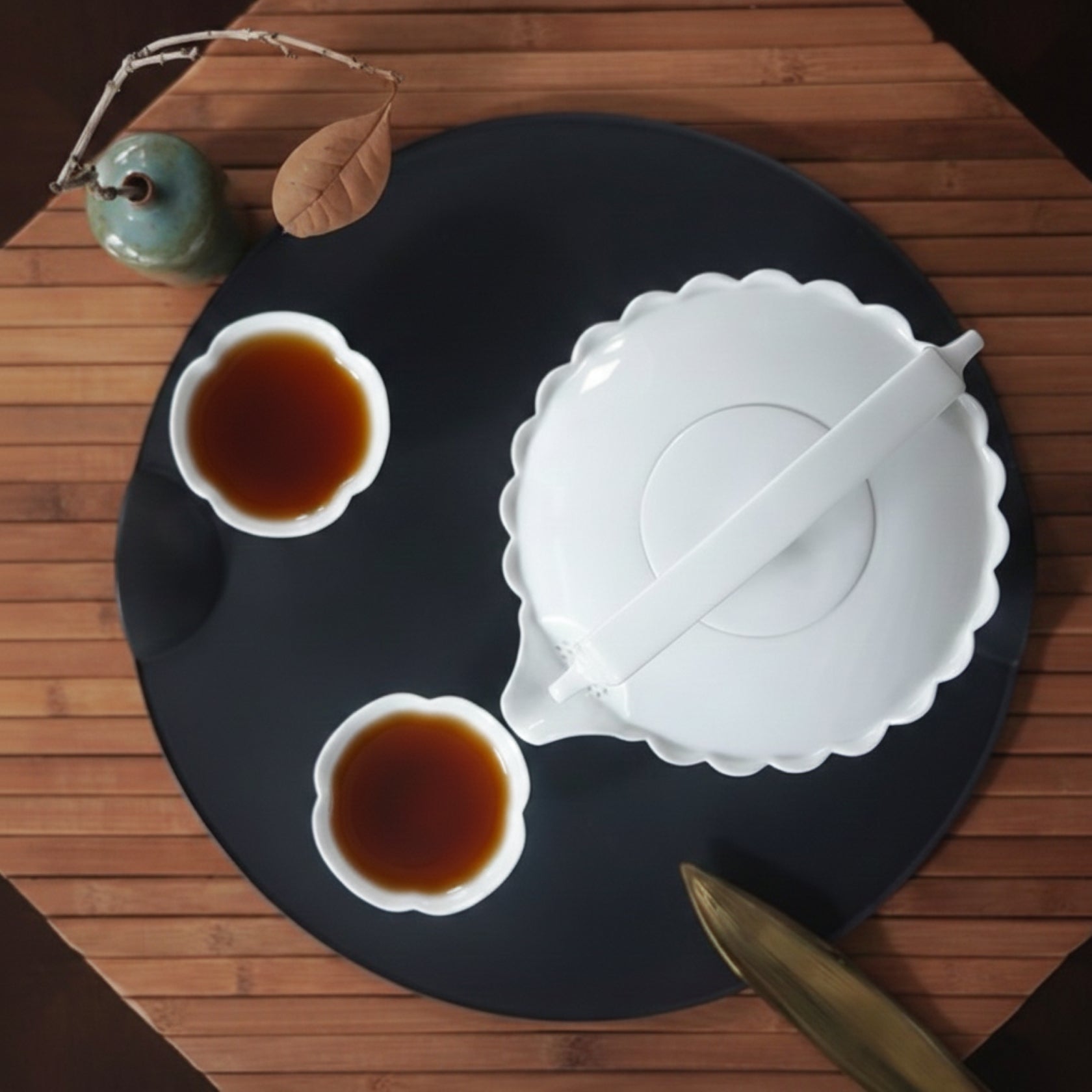 春嵐茶壺與茶杯組|山水意象設計、現代東方美學