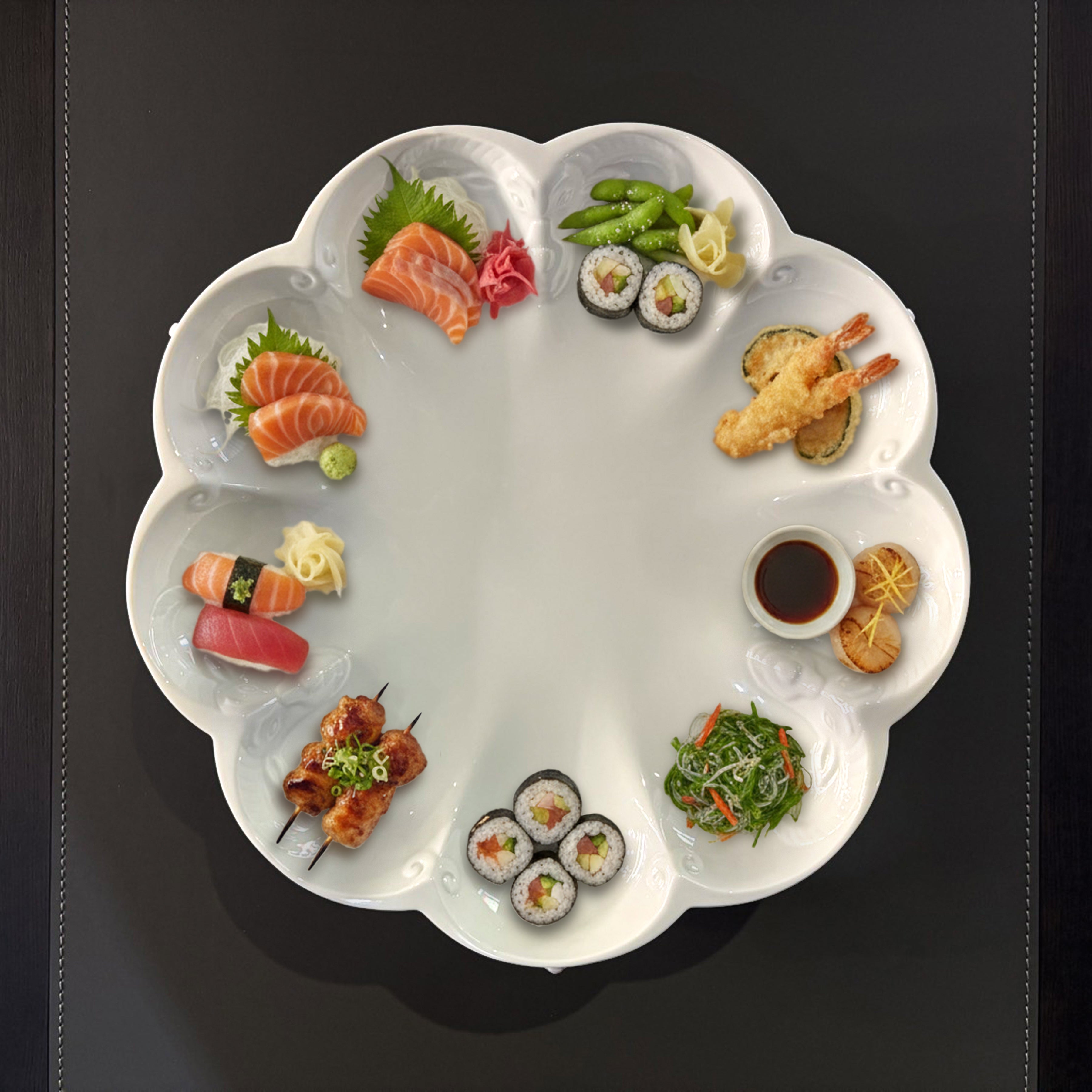 吉祥鼎盛 果盤 花器 居家生活 白瓷 藝術造形盤 餐桌擺飾 餐具