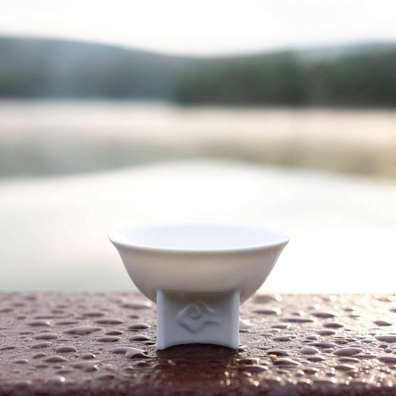 如意雲遊 蓋杯 茶具組 白瓷