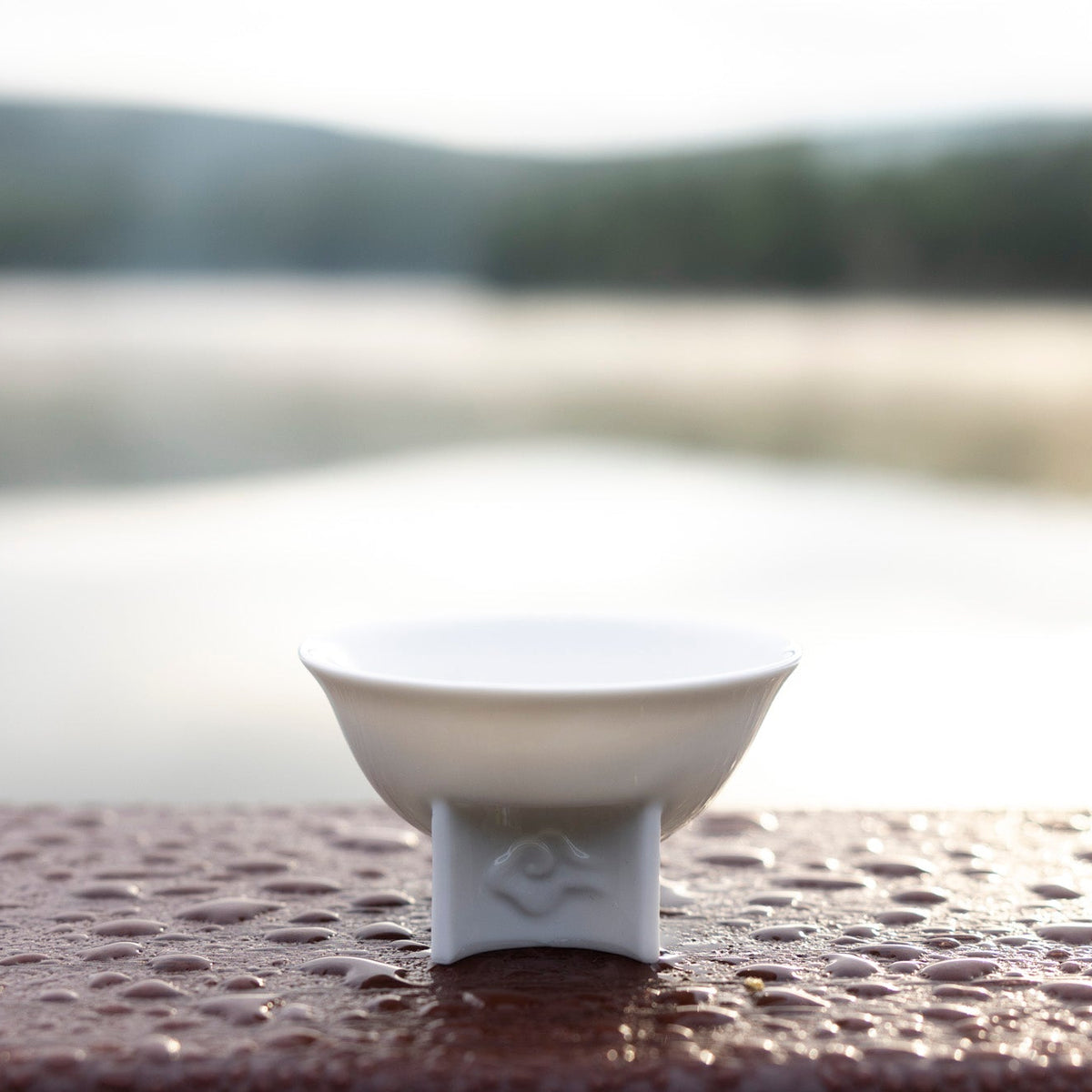 如意雲遊 蓋杯 茶具組 白瓷
