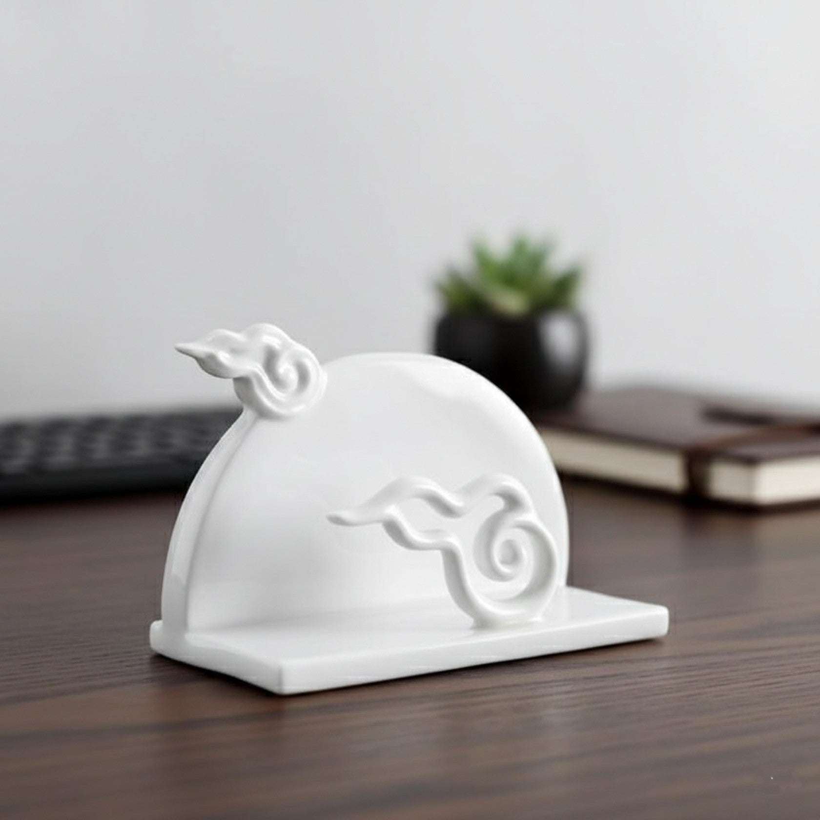雲遊 瓷器名片座 升遷禮物 陶瓷擺飾