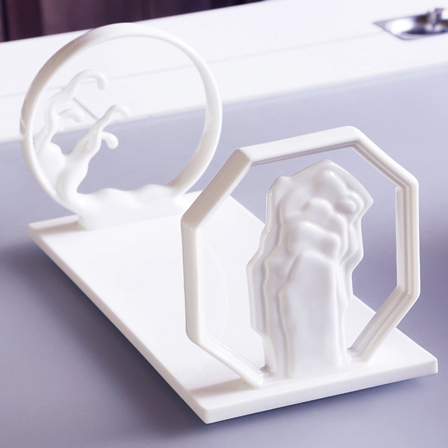 八方新氣 智仁雙修 書架 禮物 白瓷 台灣精品