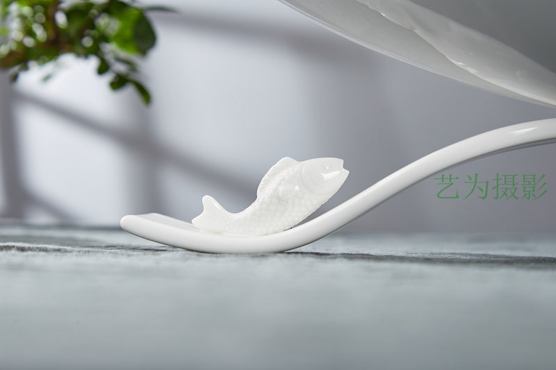 現代禪意果盤藝術擺飾細節 力爭上游的小魚|王俠軍設計