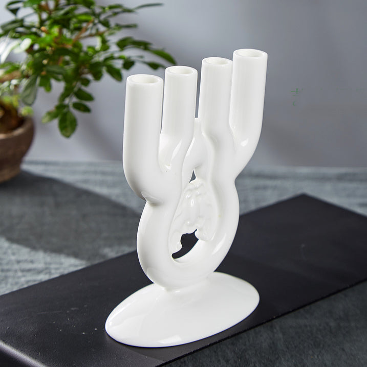 八方新氣 筆筒 花架 花瓶 花器 福滿天地 禪意 造形花瓶