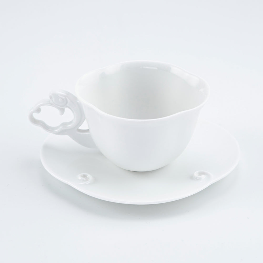 八方新氣 瓷器 茶具 茶杯 咖啡杯 送禮 杯子 把手 白色 造形杯子 杯子款式