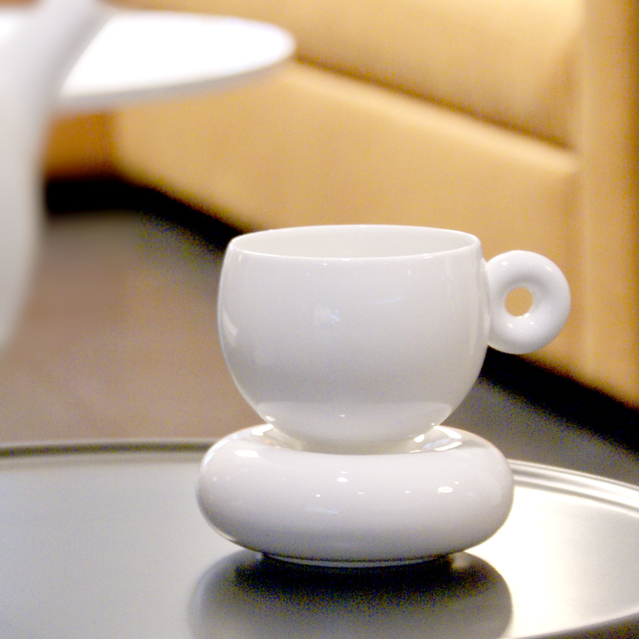 八方新氣 杯具 日蝕 杯子 圓形 胖胖杯 陶瓷杯 咖啡杯 造形杯 茶具 茶器