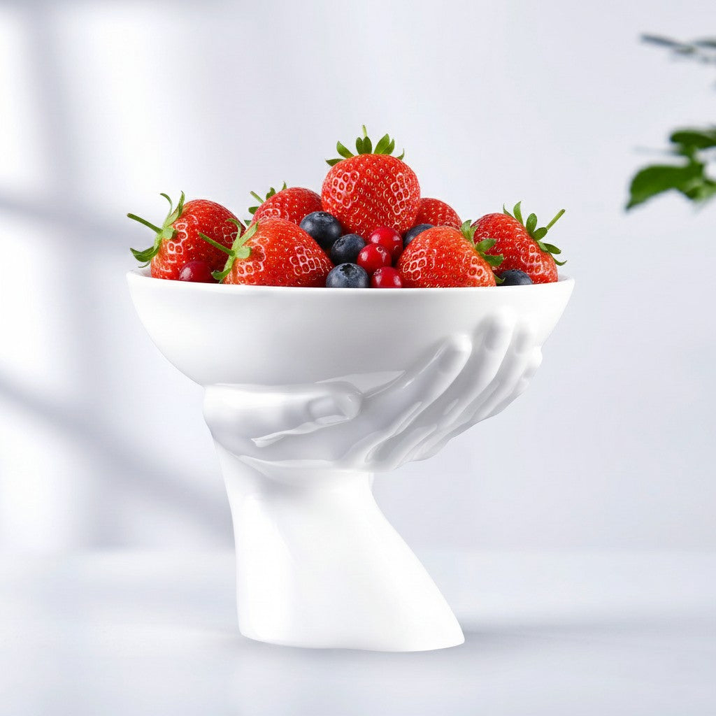 八方新氣 富貴吉祥 陶瓷擺件盤 瓷器擺飾