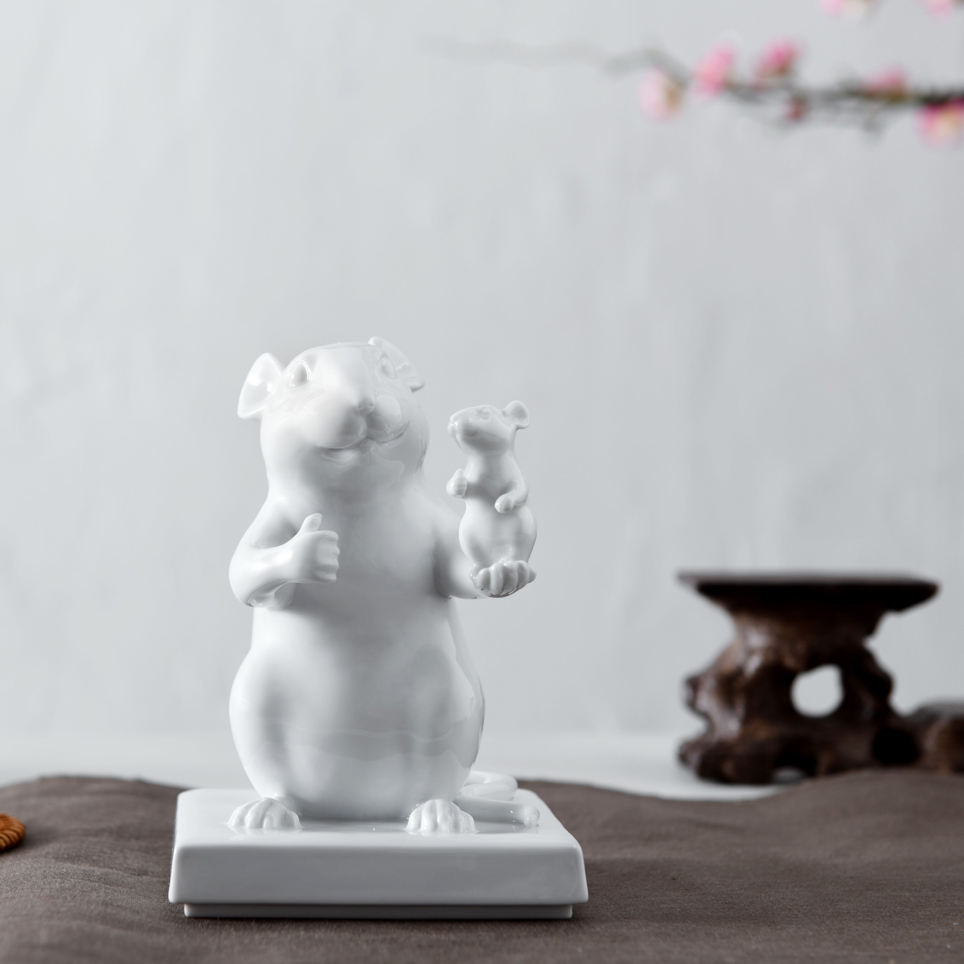 生肖鼠成雙成對擺飾,《數一數二》傳遞友誼、肯定與成就祝福