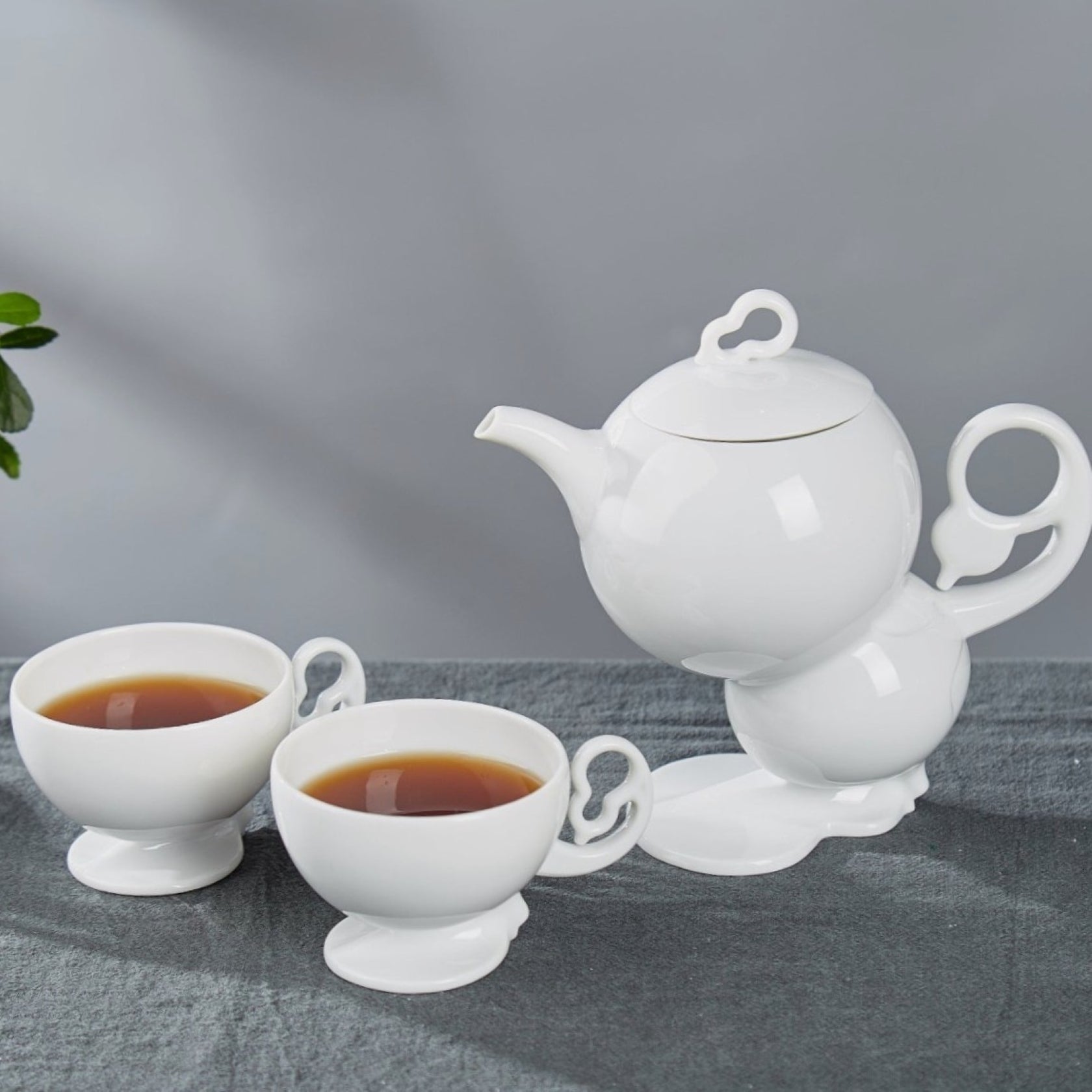 秋躍幸福作品搭配秋意茶席擺設照