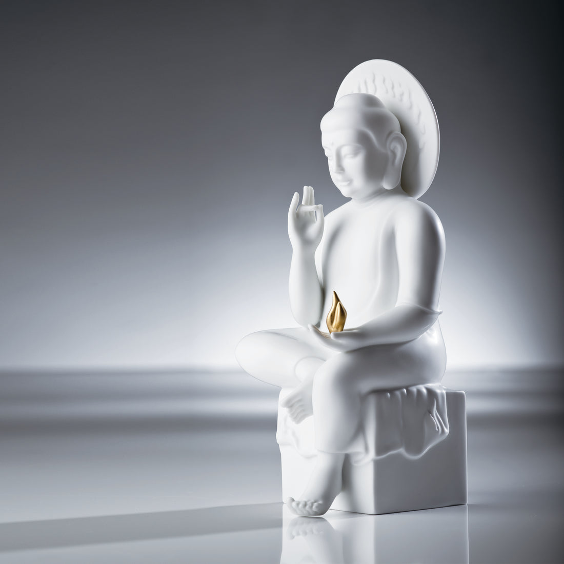 八方新氣 光明智慧 瓷器 佛像 擺飾 瓷偶 白瓷