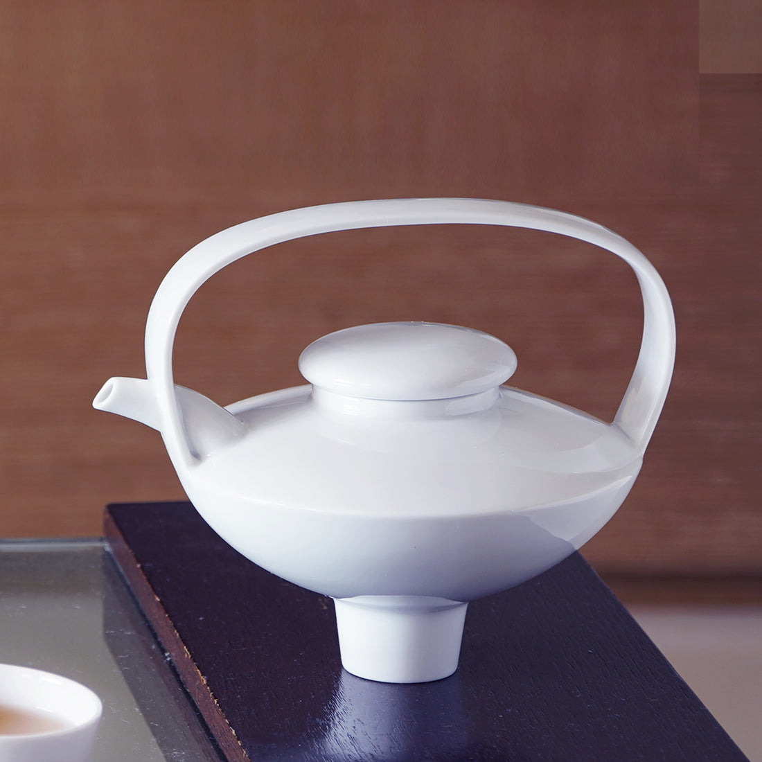 八方新氣 日出望月 咖啡壼 創意茶具 白瓷