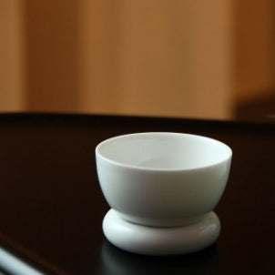 八方新氣 瓷器 茶具 霧面 杯子 白色 日出望月