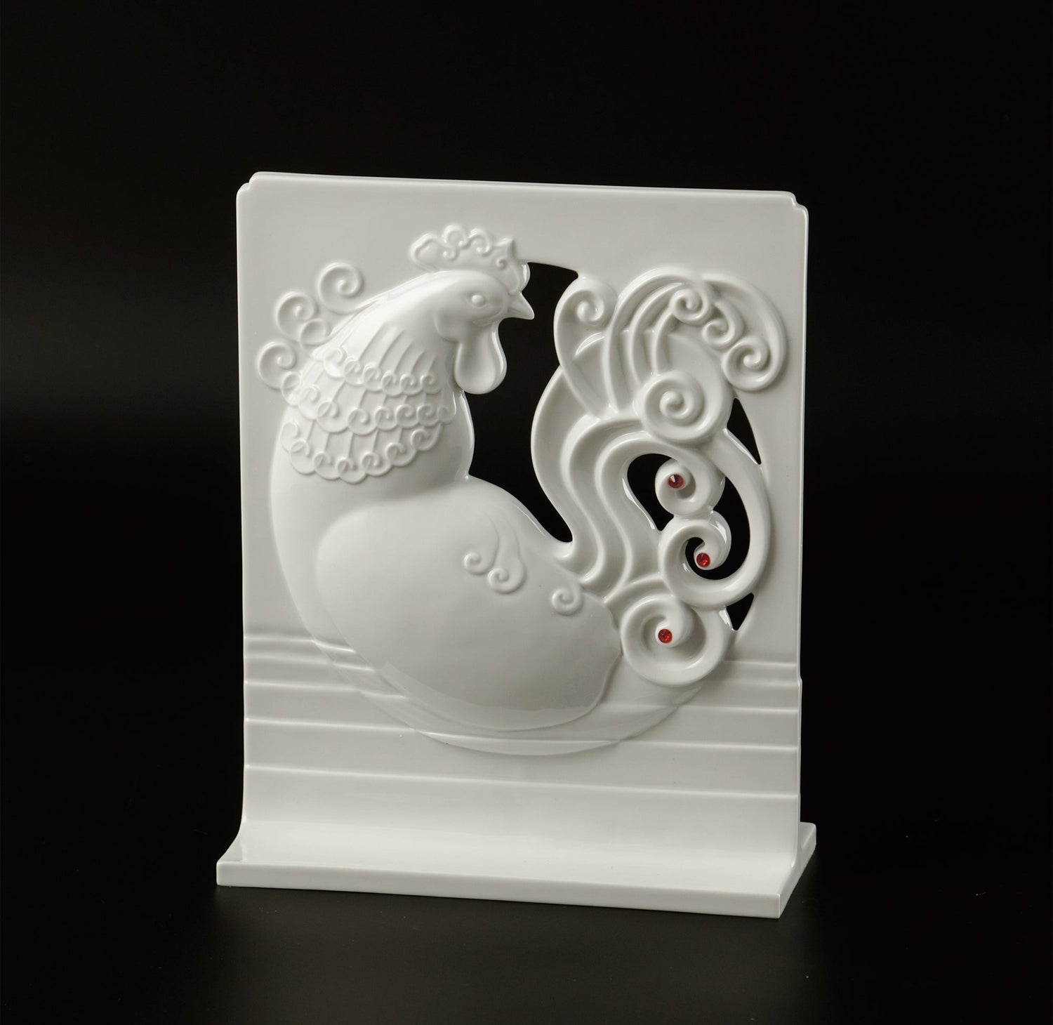 八方新氣 雞 百事大吉 瓷偶 瓷器 擺飾 白瓷 禮物