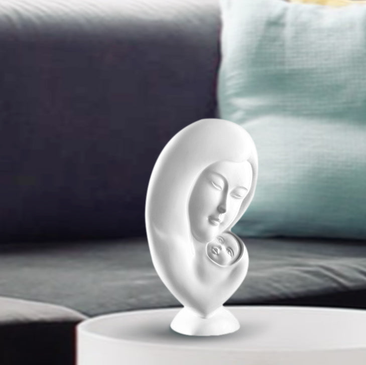 慈暉 陶瓷擺飾 禮物 瓷器 八方新氣 母親 瓷偶 白瓷