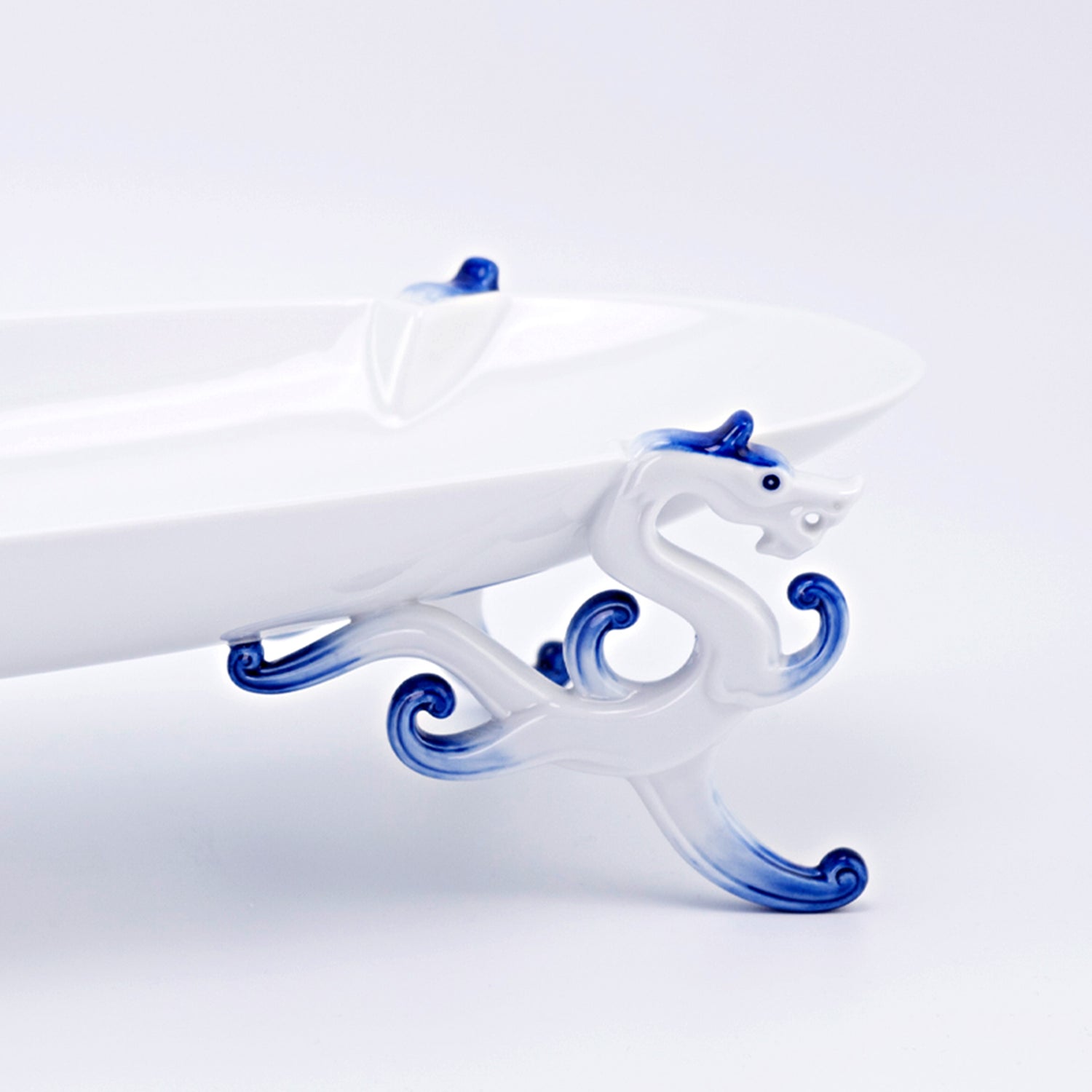 八方新氣 水果盤 大道行 白瓷 瓷器 造形盤