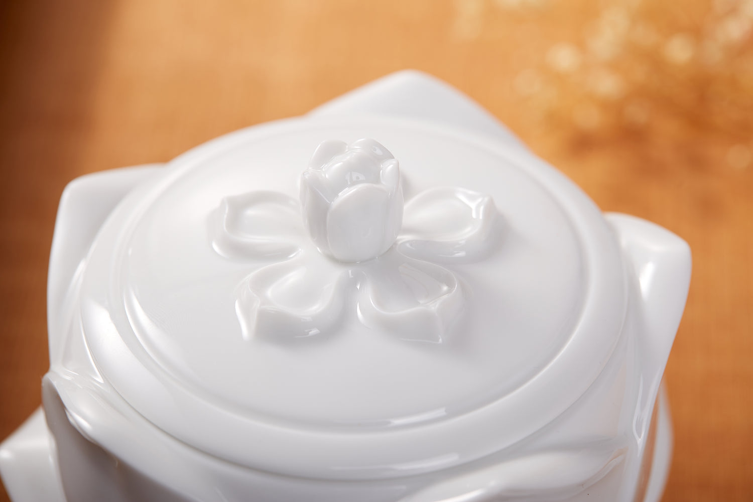 八方新氣 花開 瓷盒 傳家寶 擺飾 禮物 收納盒 白瓷