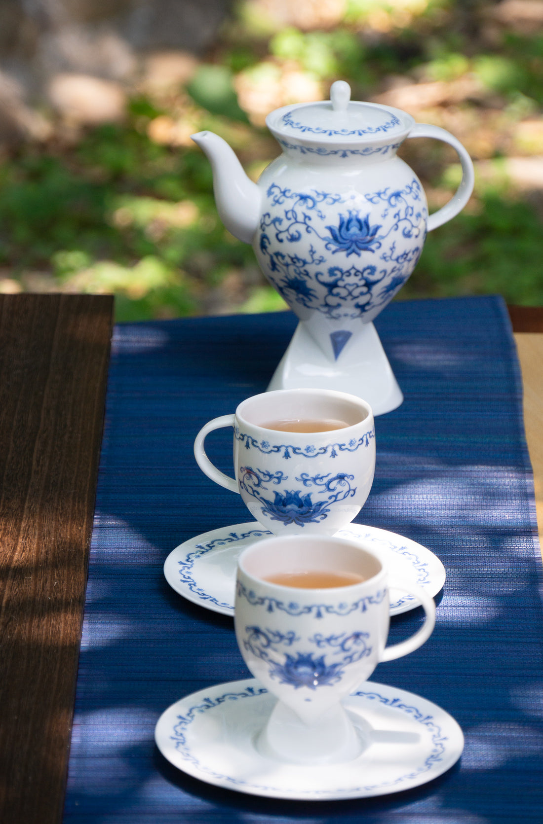 八方新氣 經典 清福 陶瓷 茶具 茶杯 瓷器 白瓷 藍色 青花