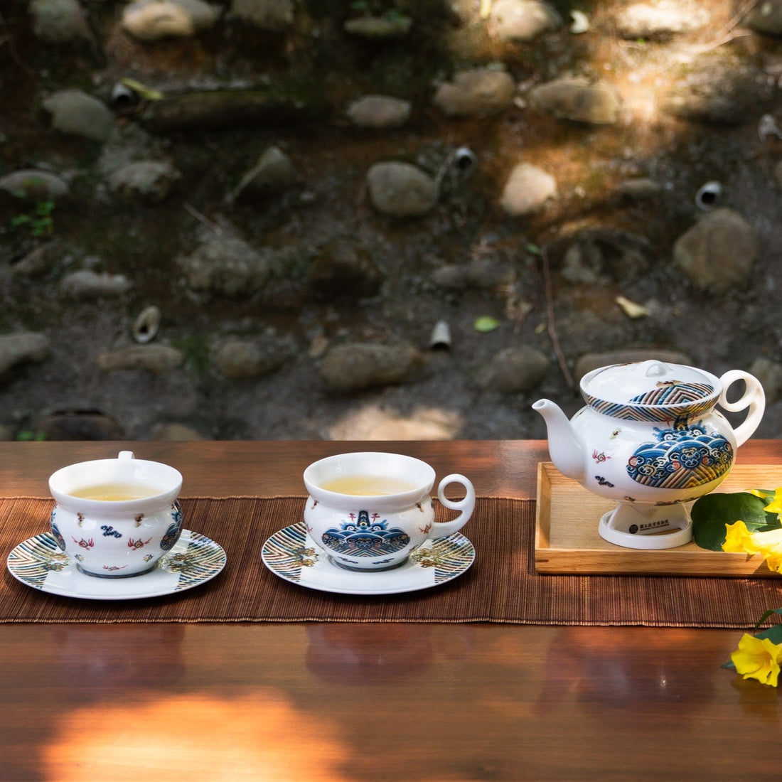 故宮清香系列 江山匯 陶瓷茶具組 茶杯組