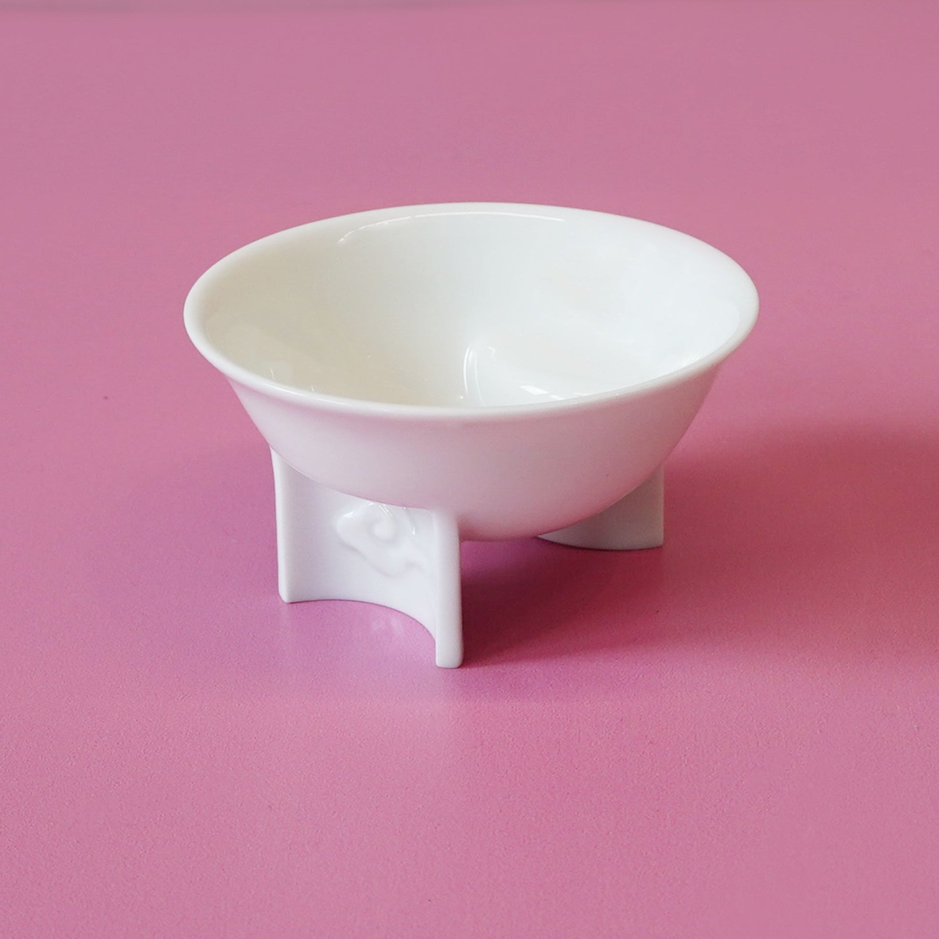 當代白瓷茶具組,蓋杯與茶杯搭配,儀式感設計